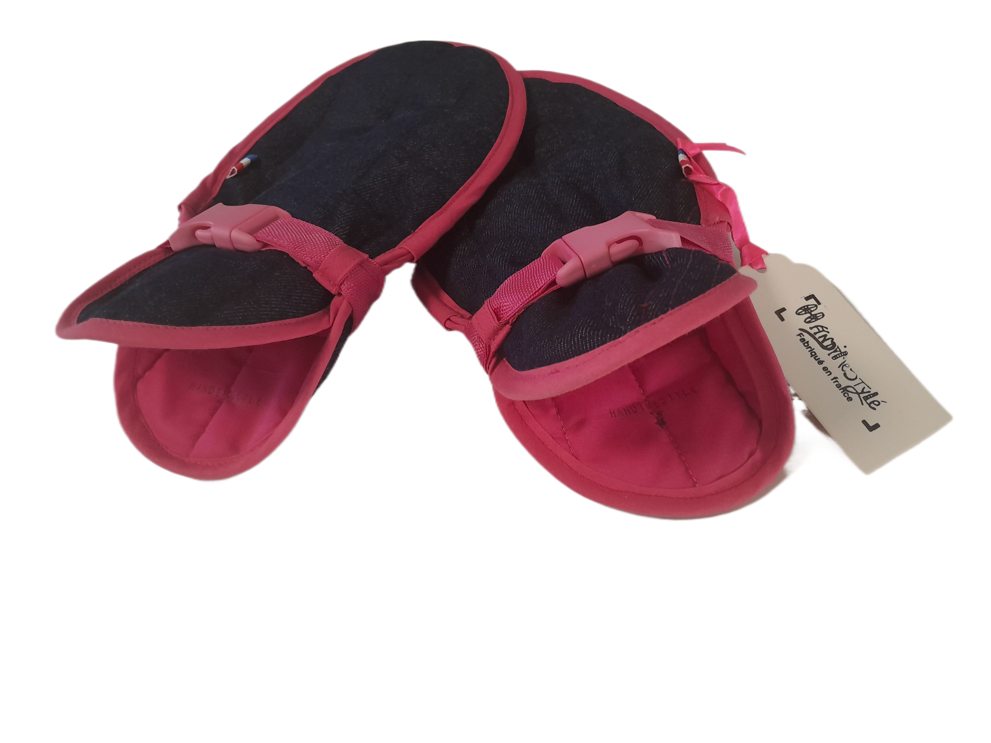 Moufles jeans anti-griffures