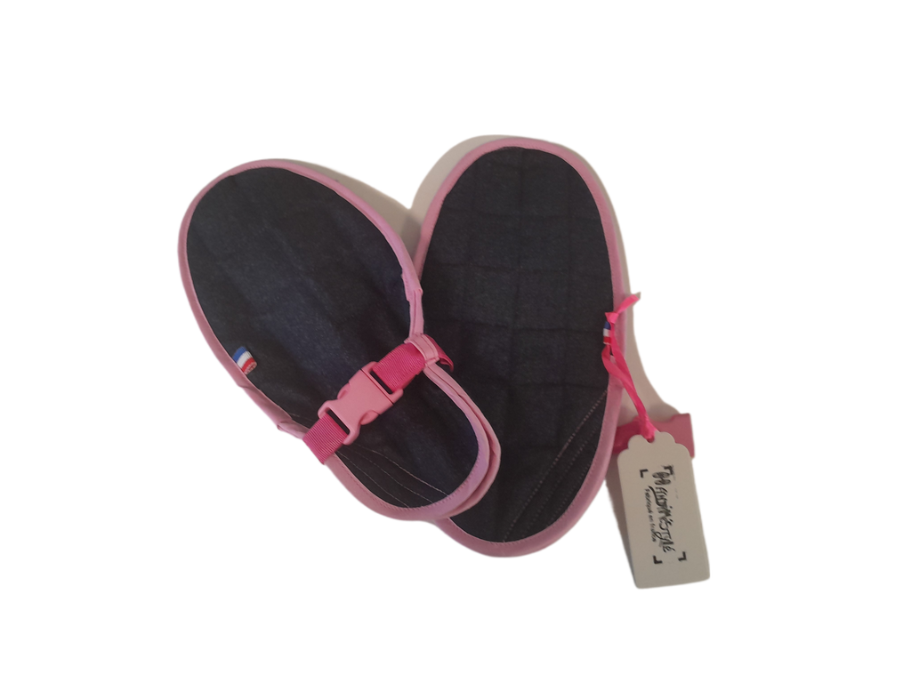 Moufles jeans anti-griffures