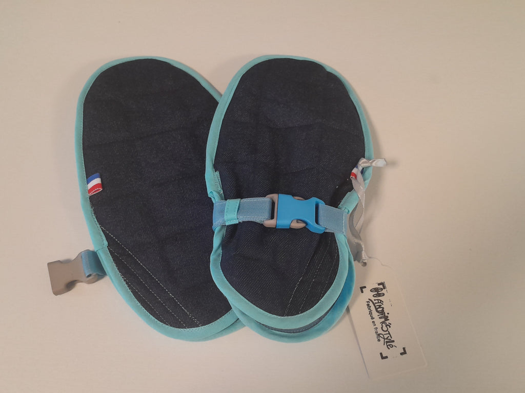 Moufles jeans anti-griffures