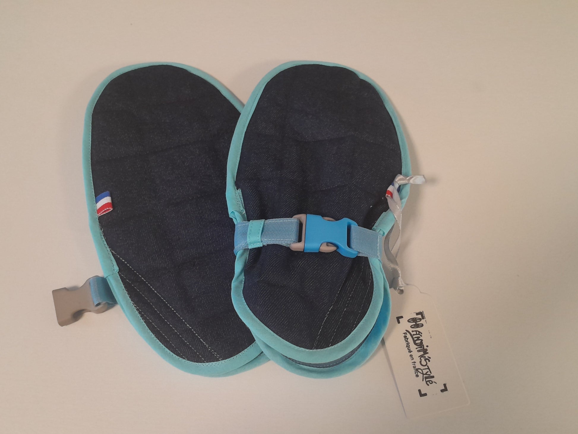 Moufles jeans anti-griffures