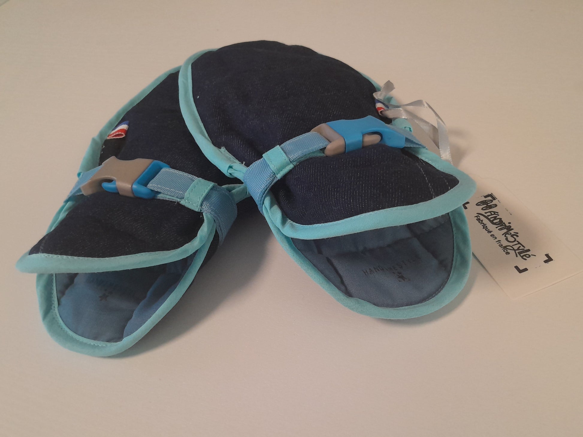 Moufles jeans anti-griffures