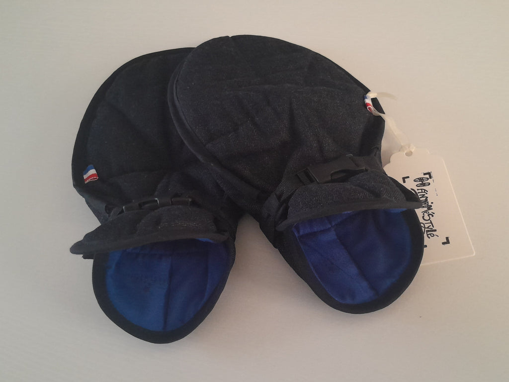 Moufles jeans anti-griffures
