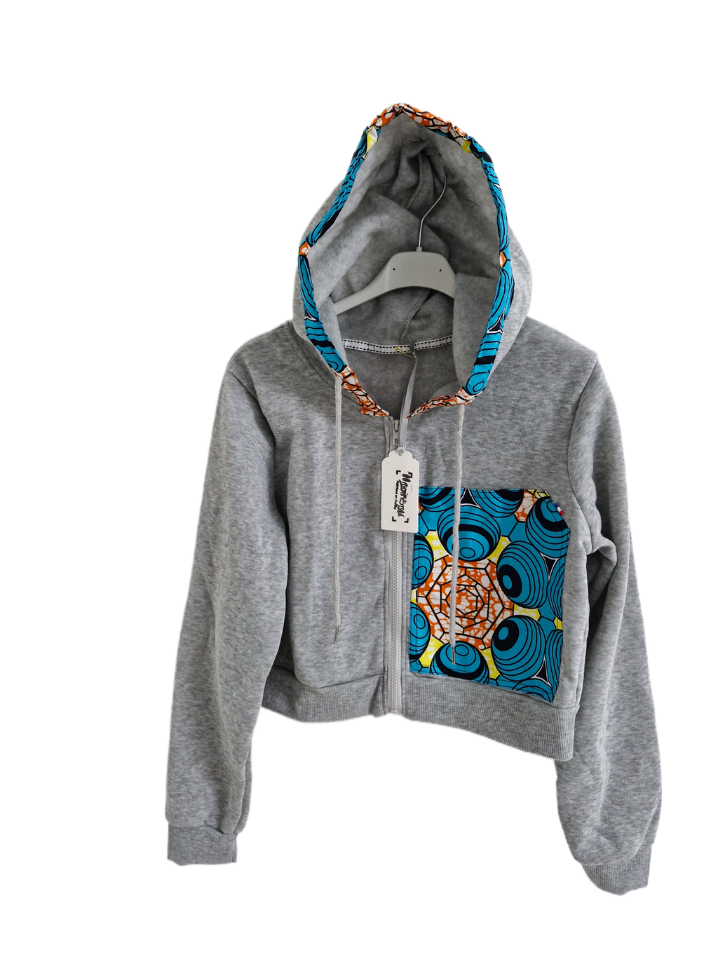 Gilet wax à capuche