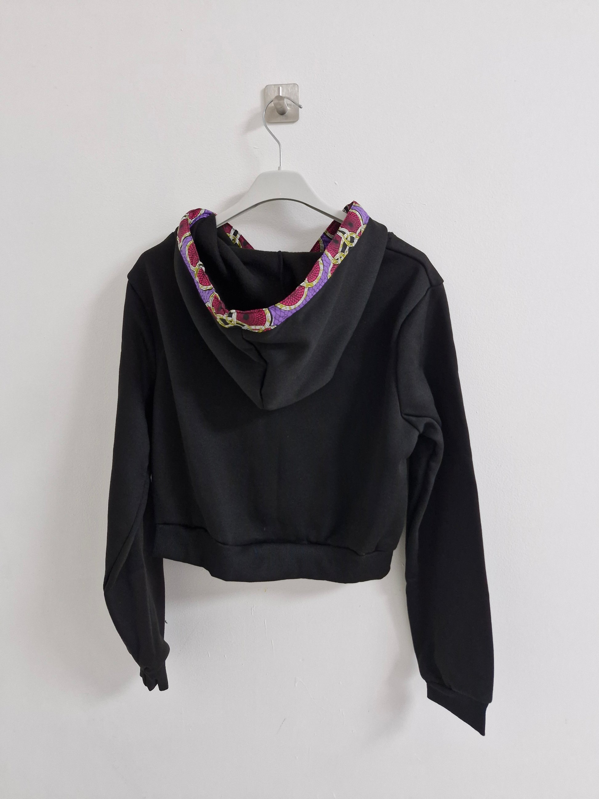 Gilet femme wax à capuche