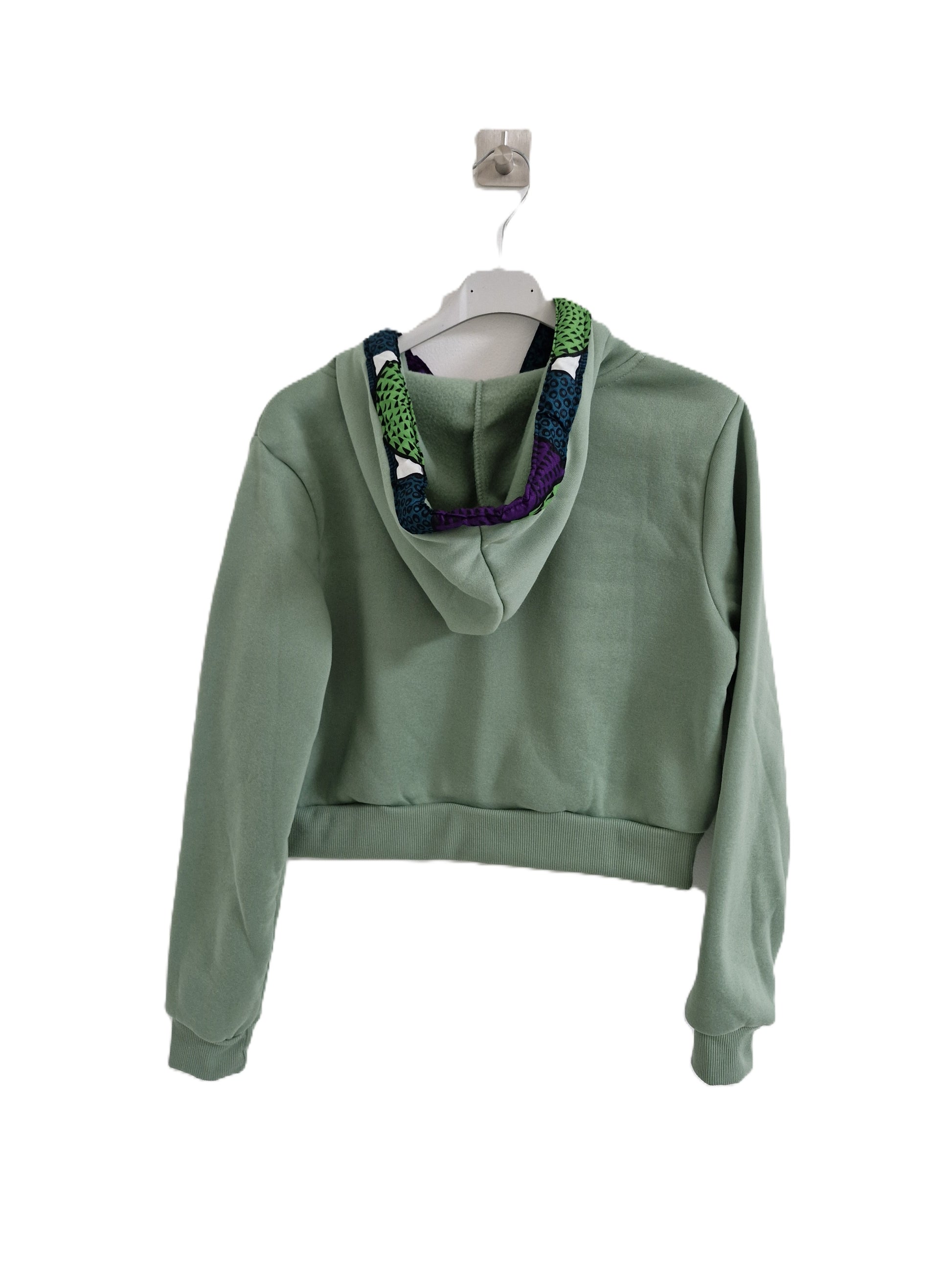 Gilet zippé wax à capuche