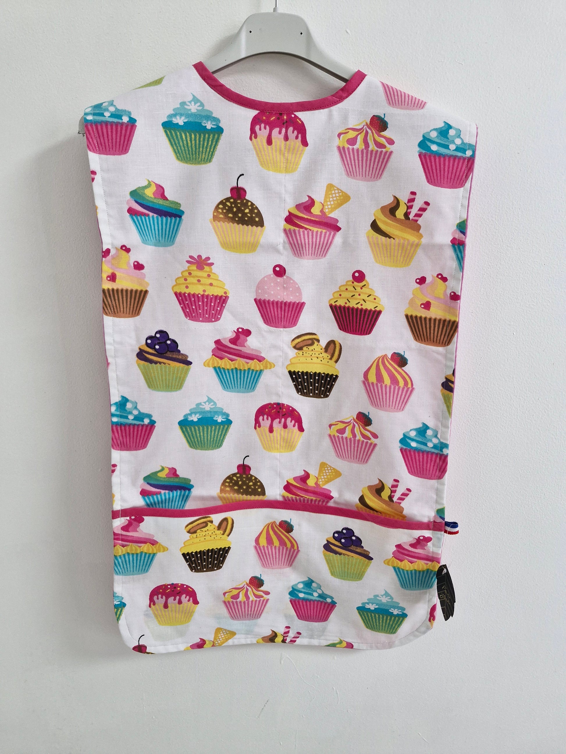 Bavoir adulte cupcake