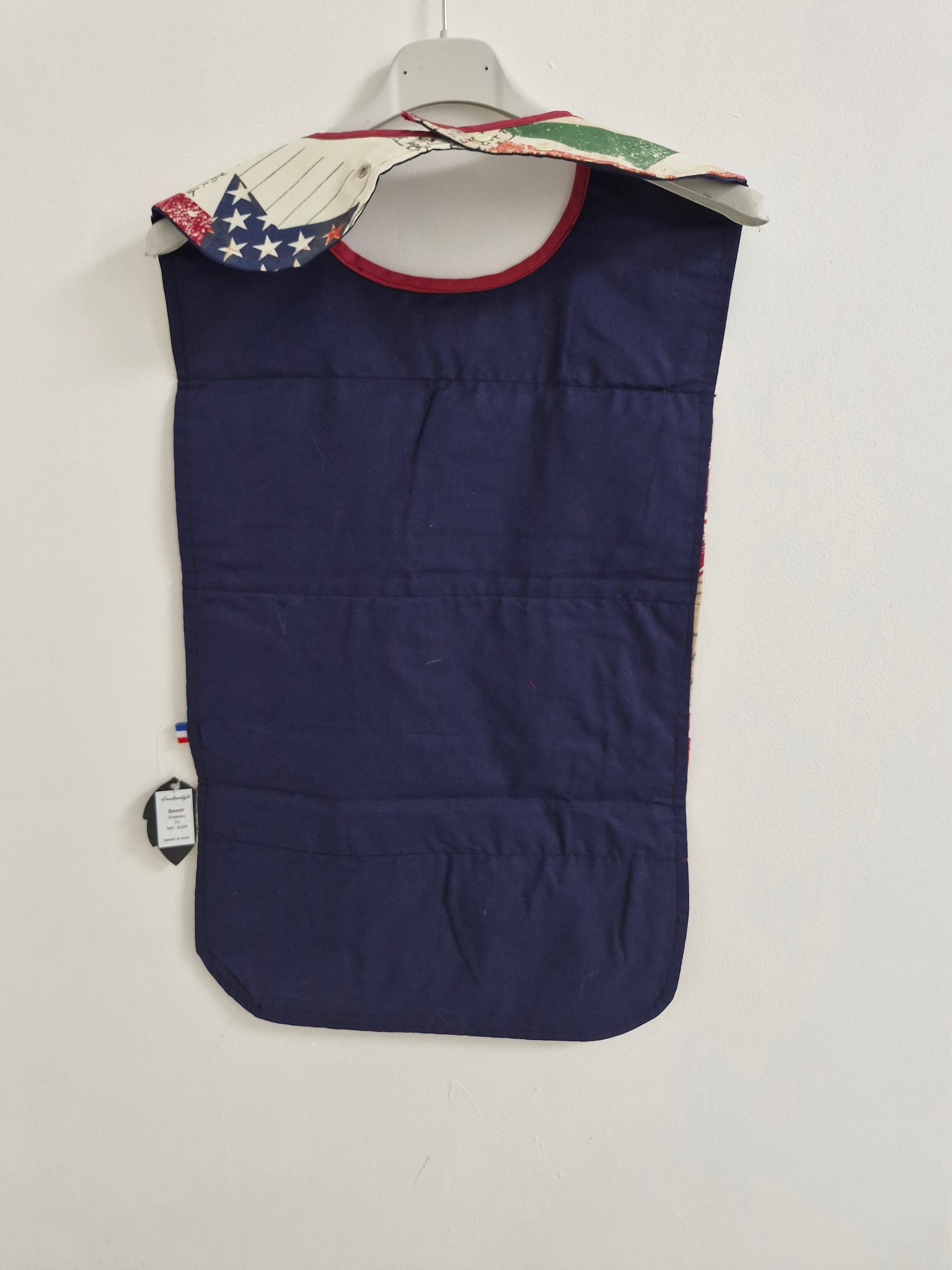 Bavoir adulte drapeaux
