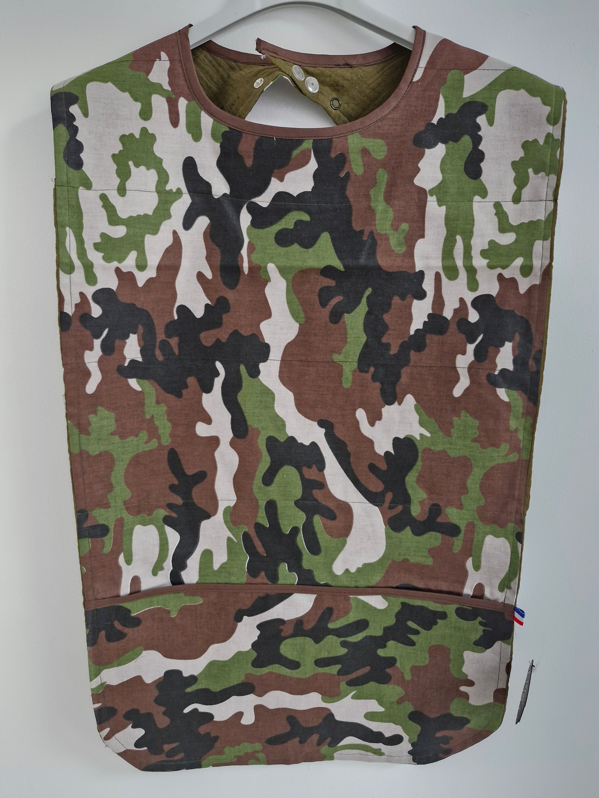 Bavoir adulte camouflage