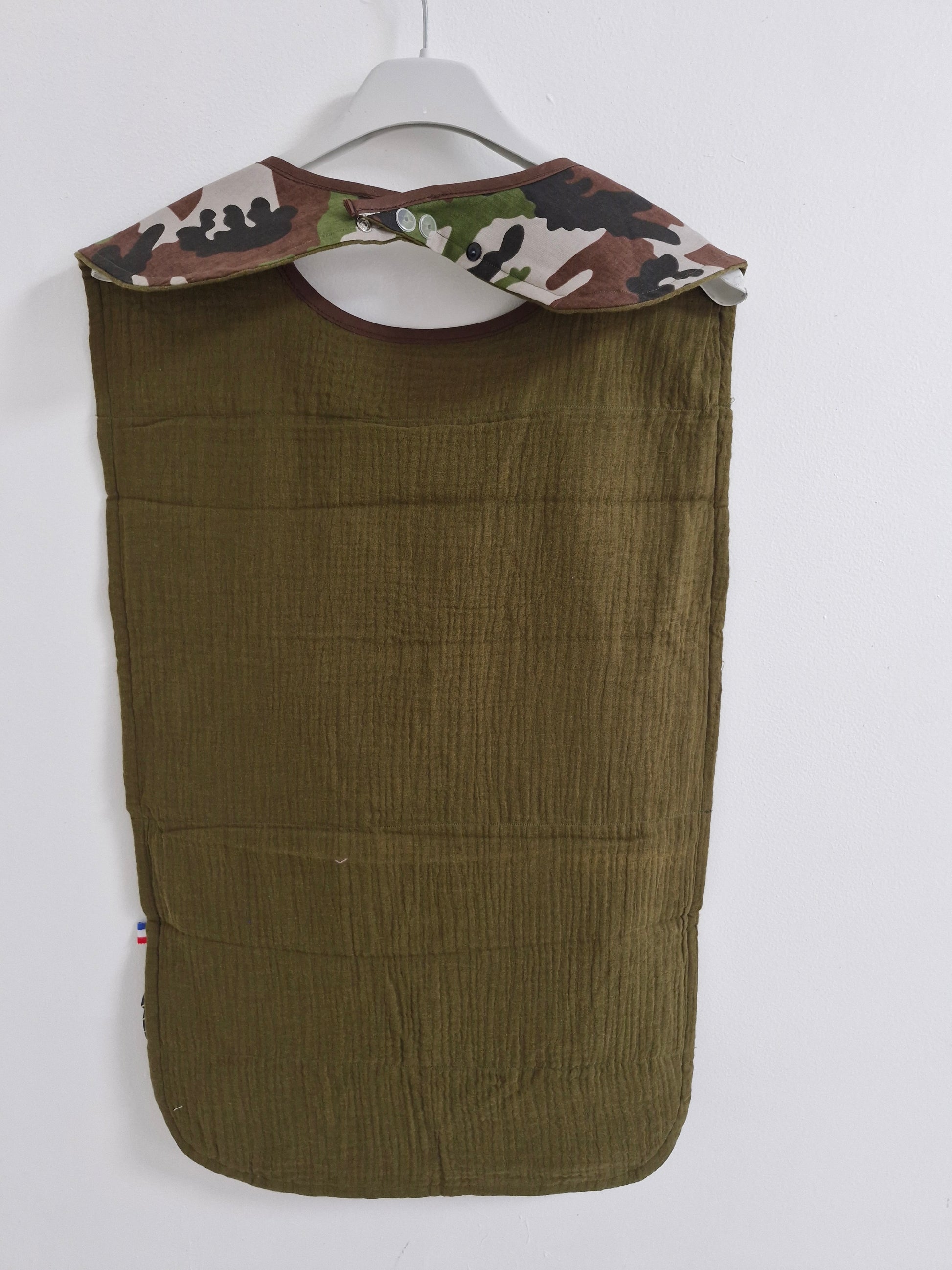 Bavoir adulte camouflage