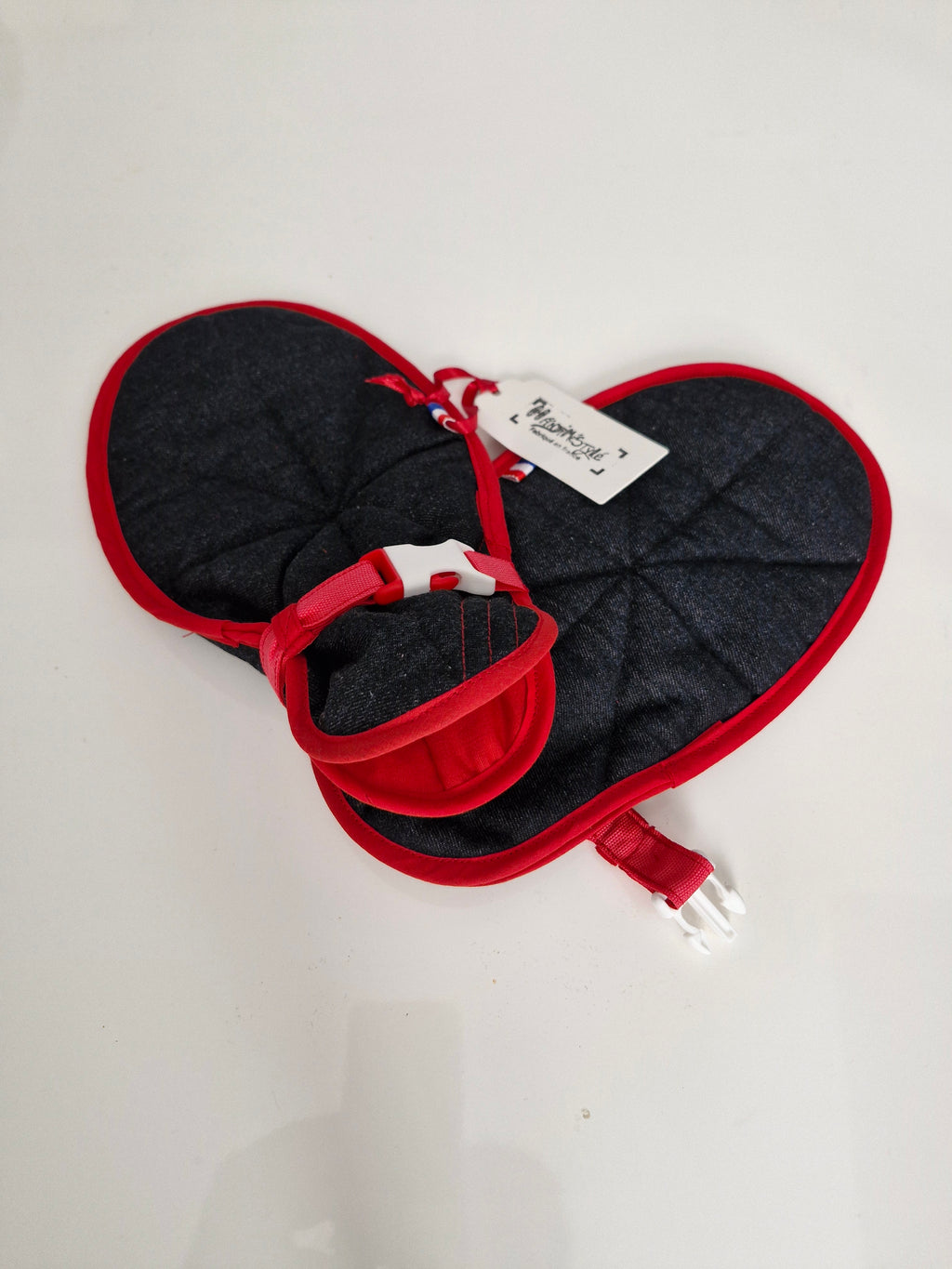 Moufles jeans anti-griffures