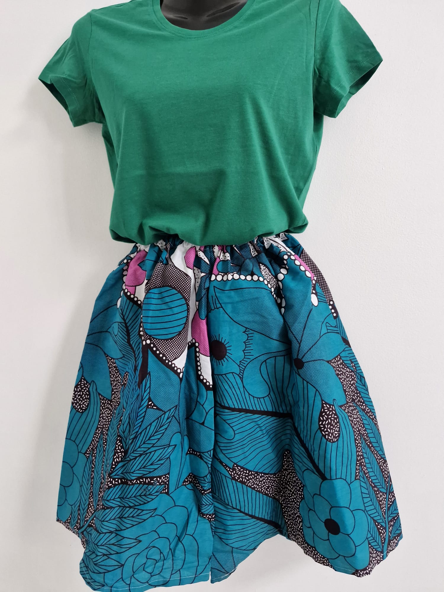 Jupe culotte en wax