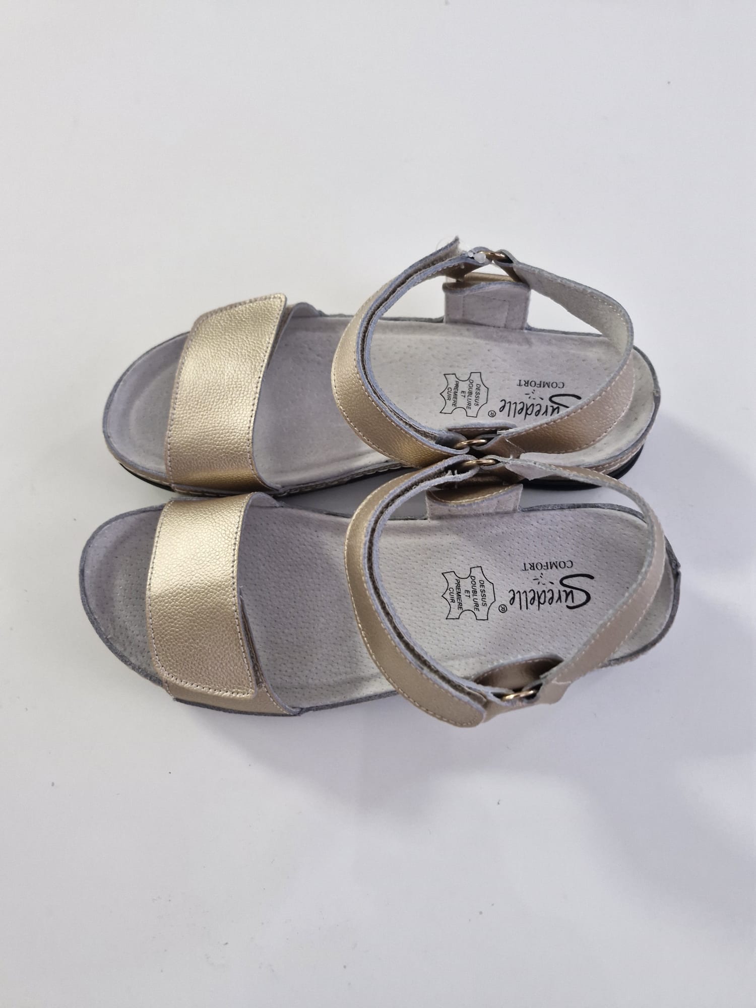 Sandales confort cuir