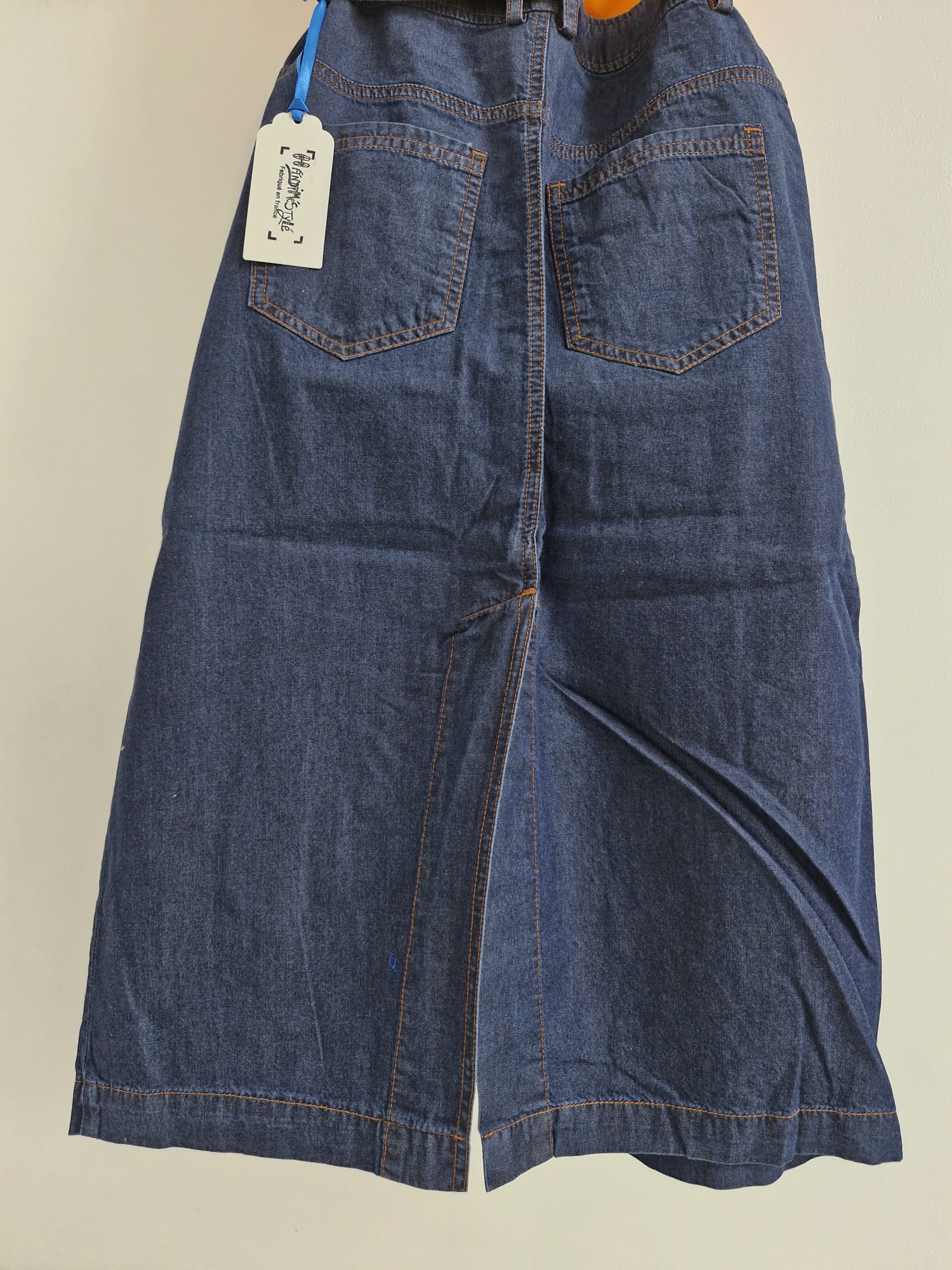 Jupe en jeans fendue