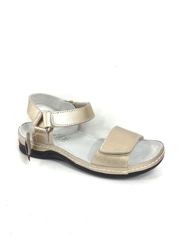 Sandales confort cuir