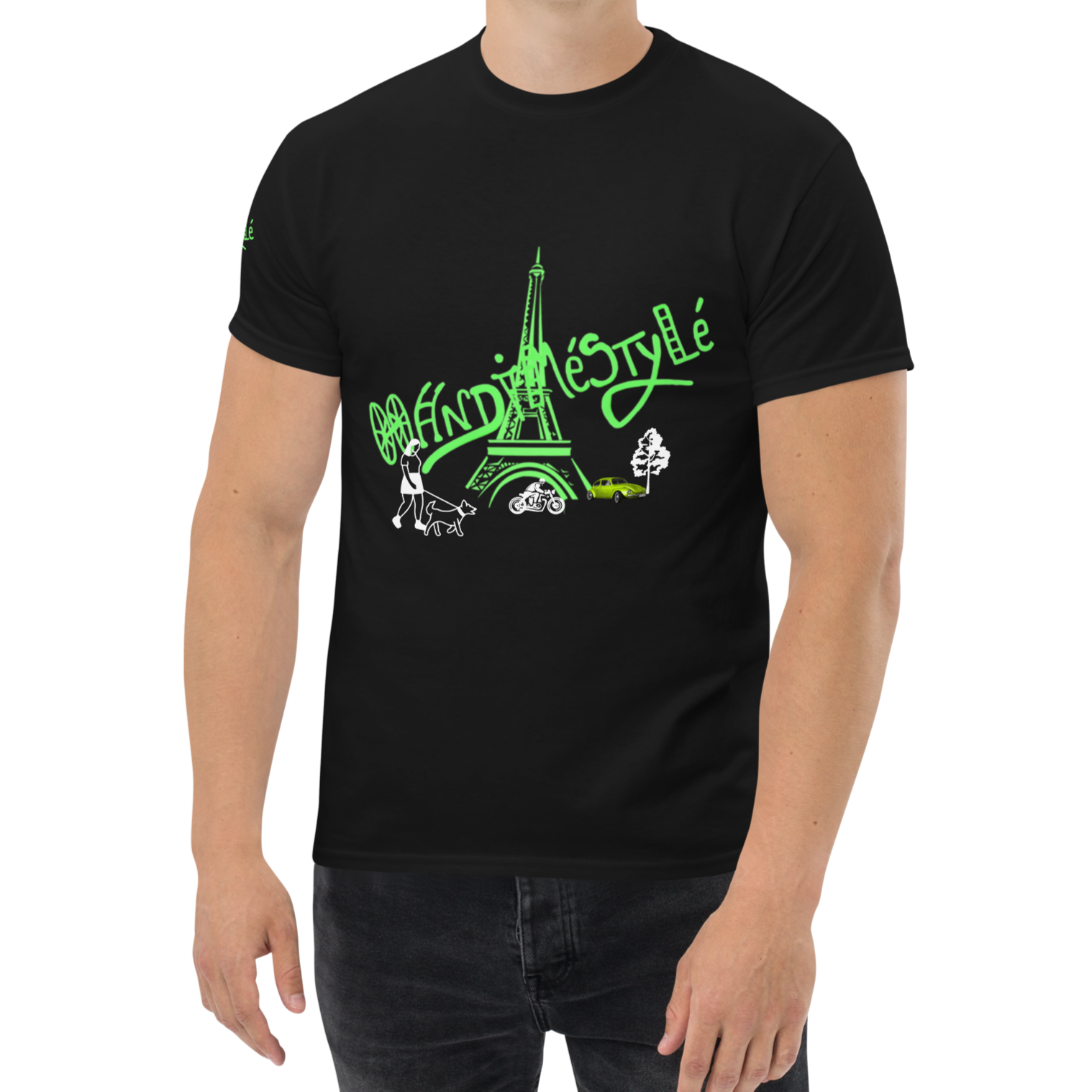 T-shirt paris handiméstylé