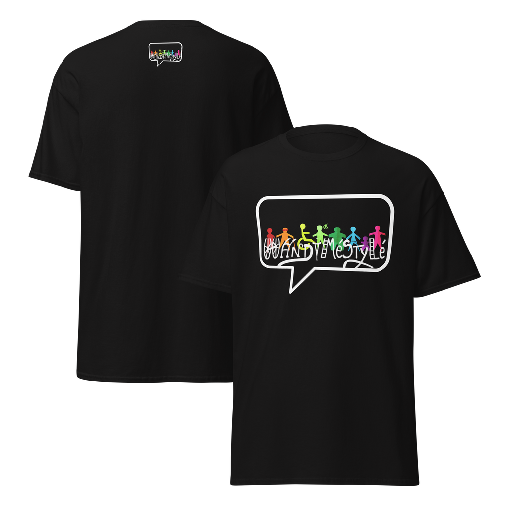 T-shirt  unisexe handiméstylé