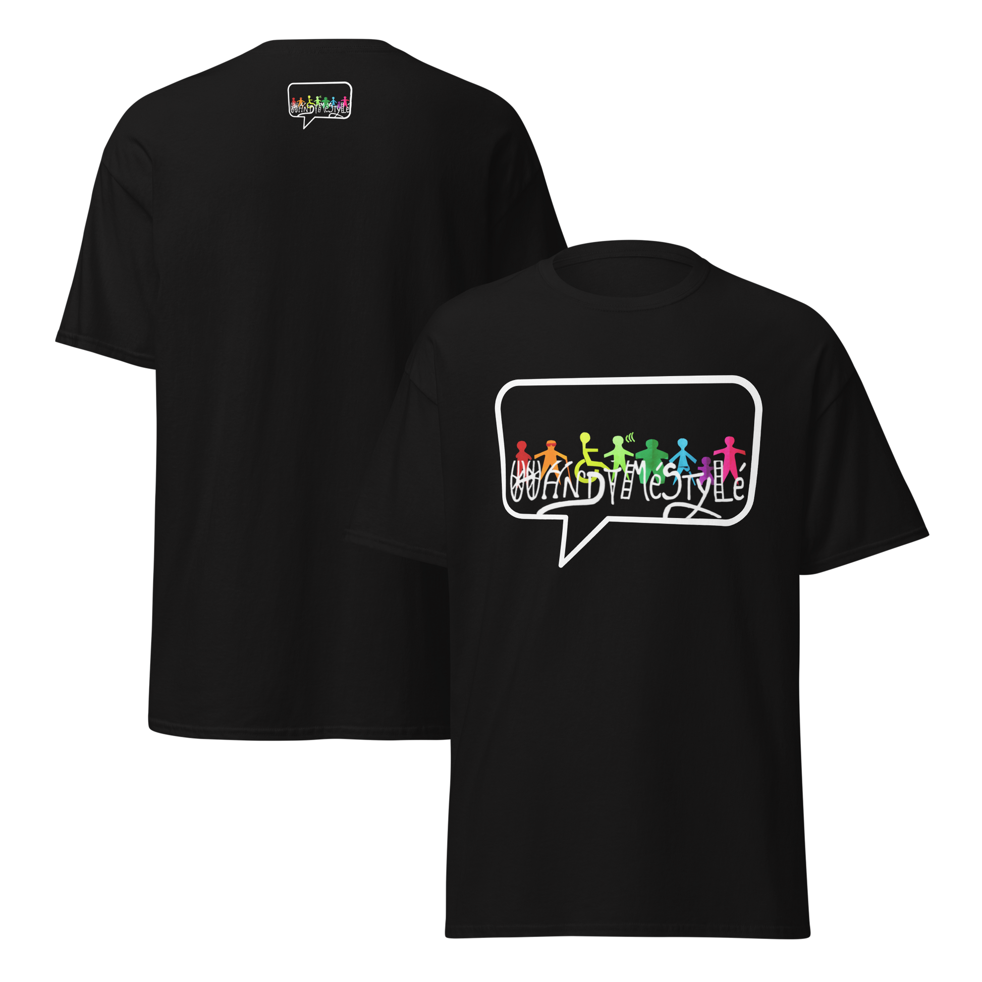 T-shirt  unisexe handiméstylé
