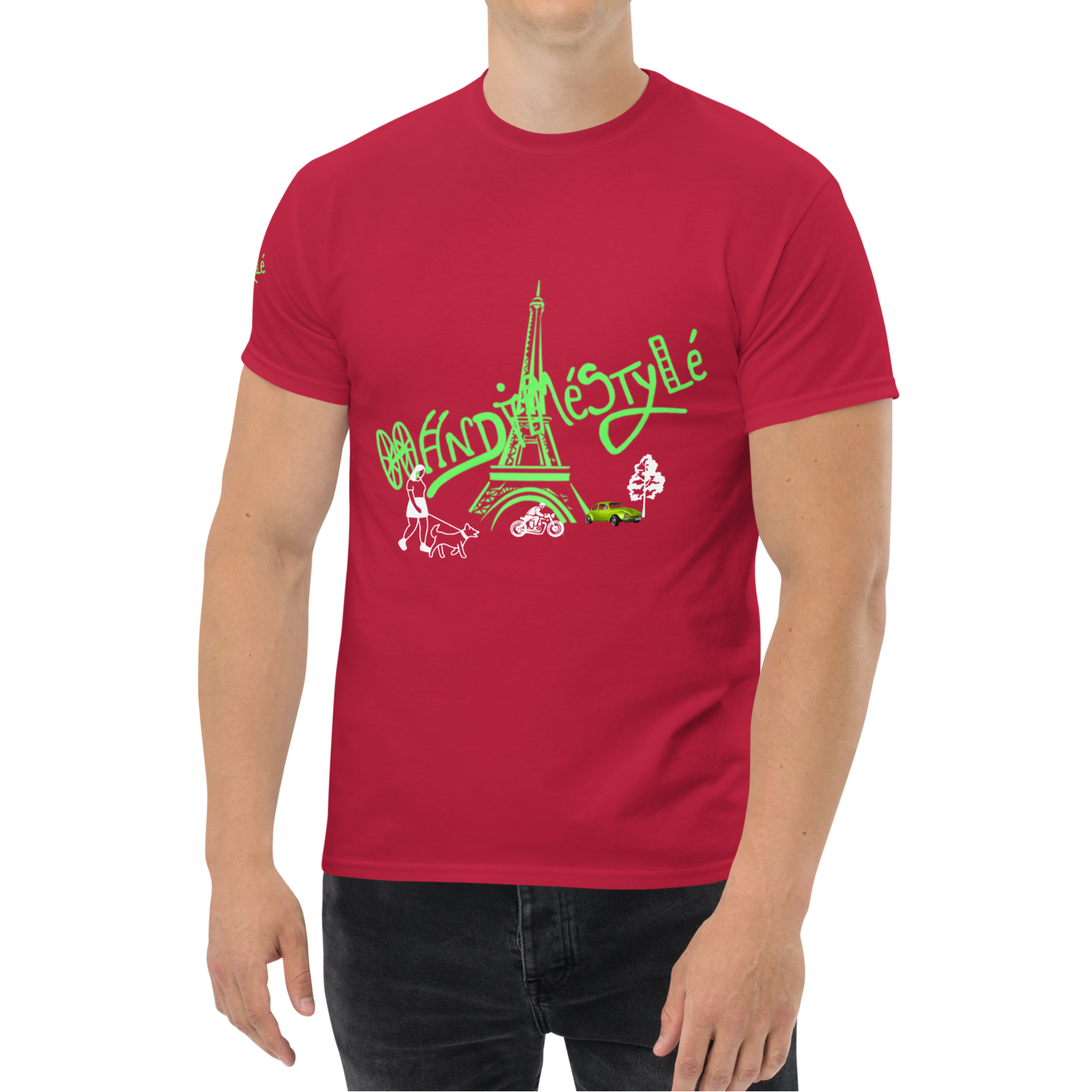 T-shirt paris handiméstylé