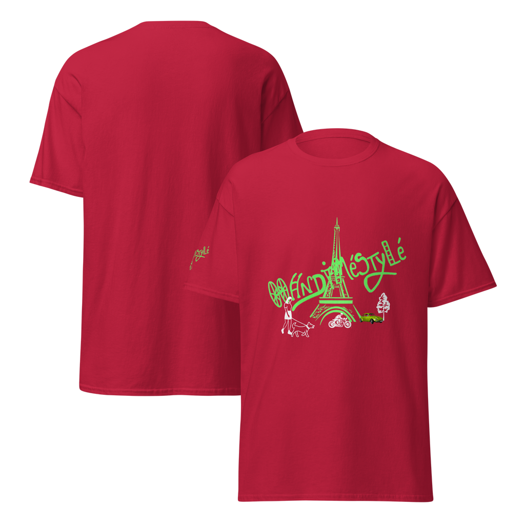 T-shirt paris handiméstylé