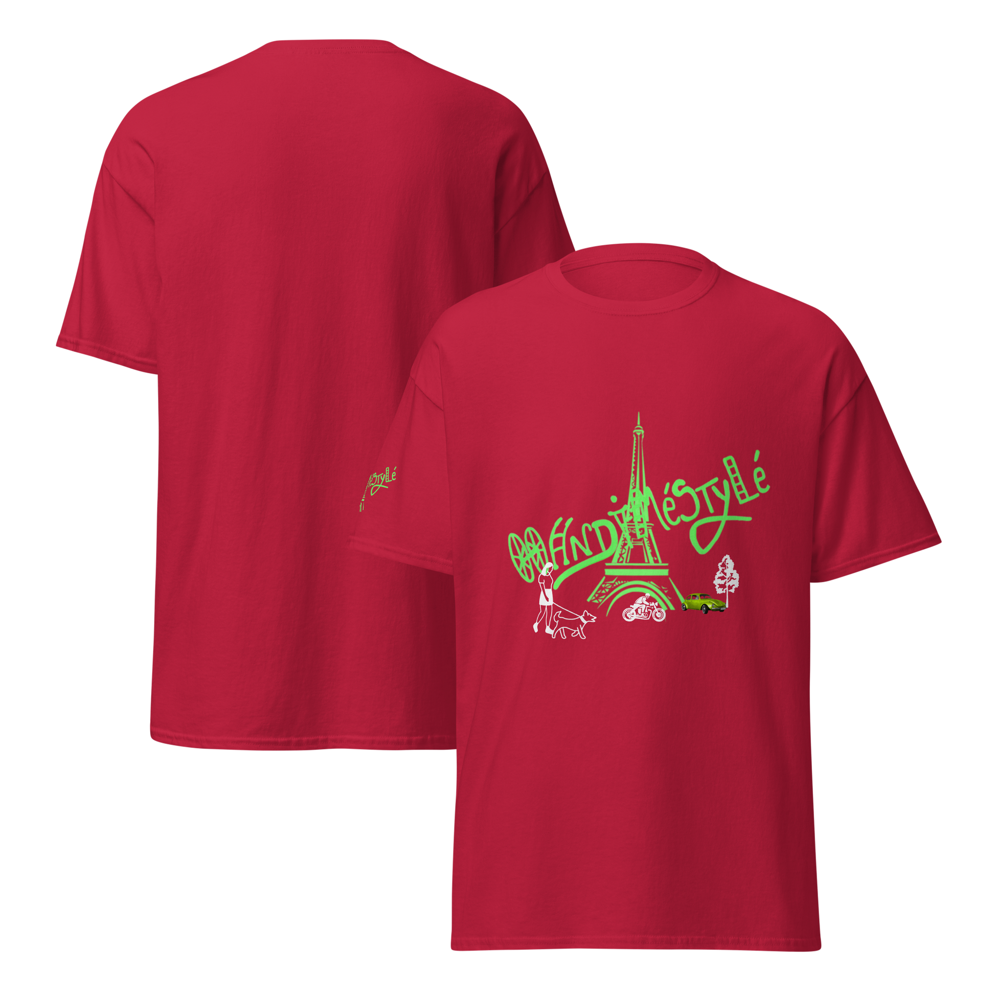 T-shirt paris handiméstylé