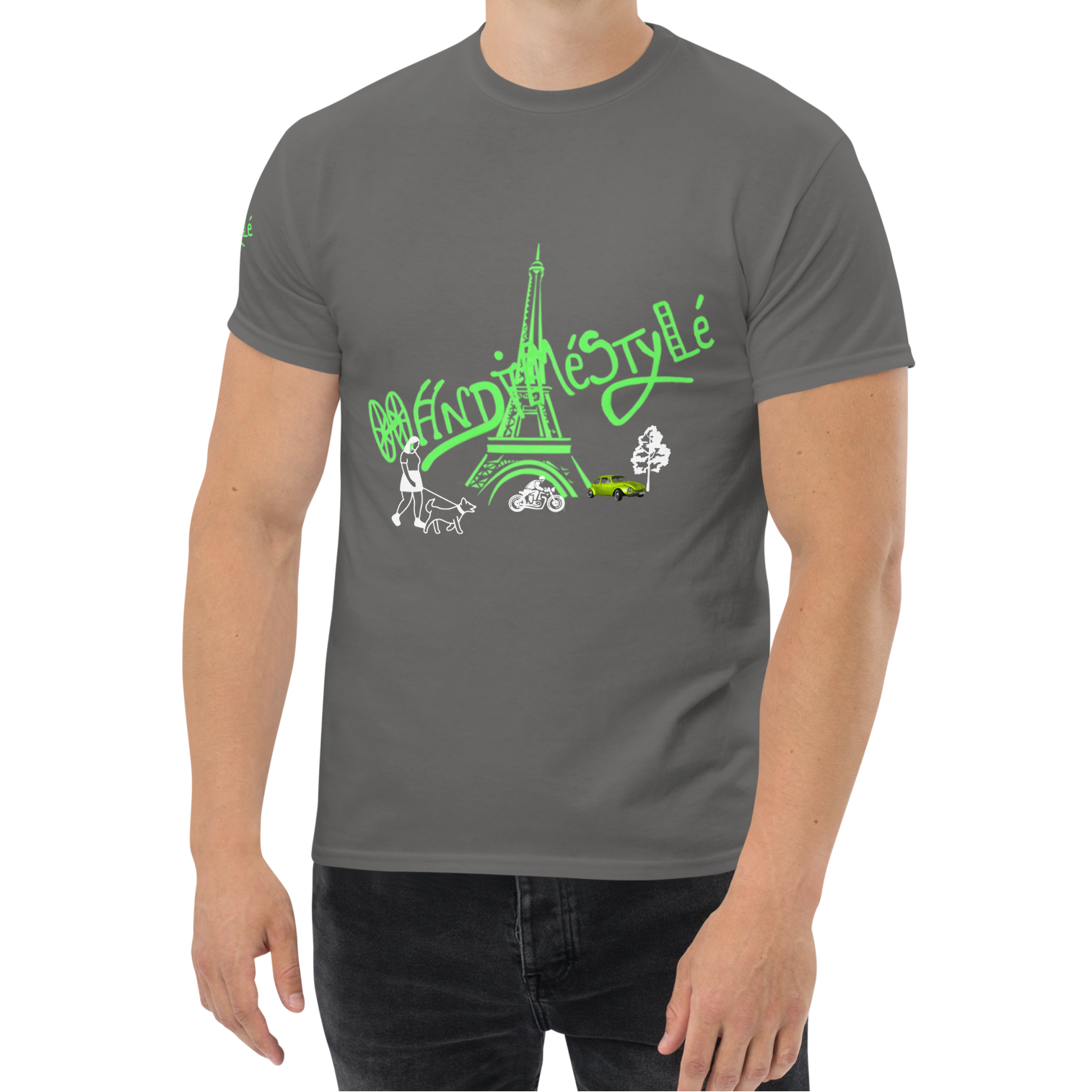 T-shirt paris handiméstylé