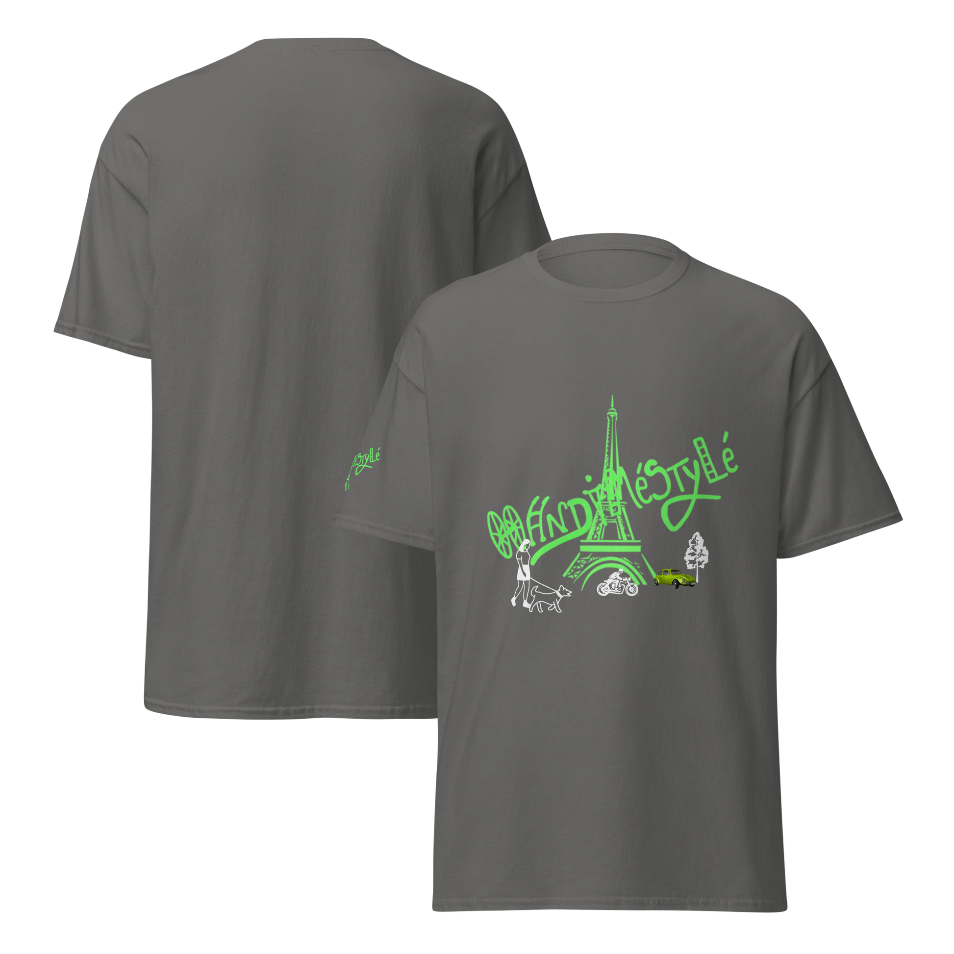 T-shirt paris handiméstylé