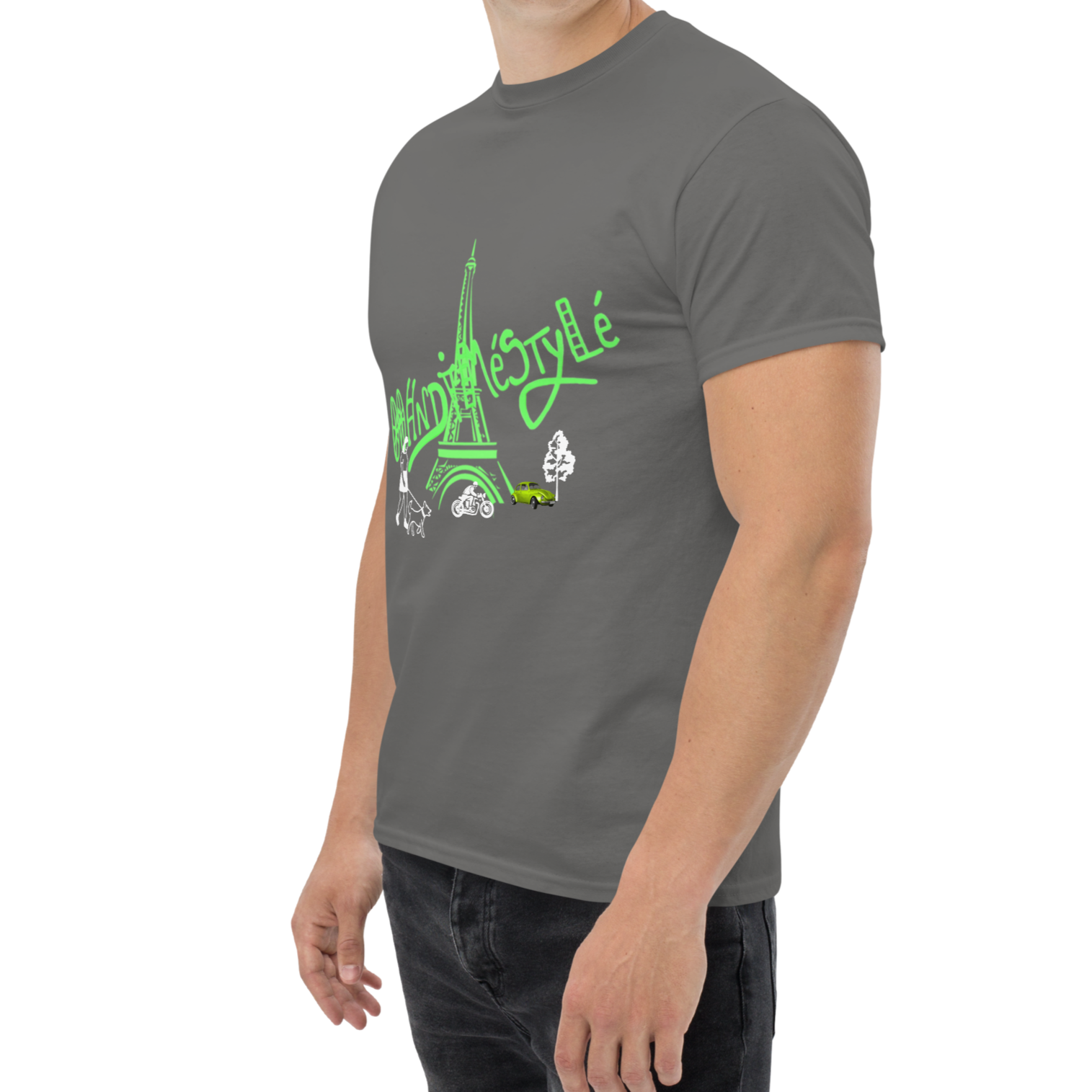 T-shirt paris handiméstylé