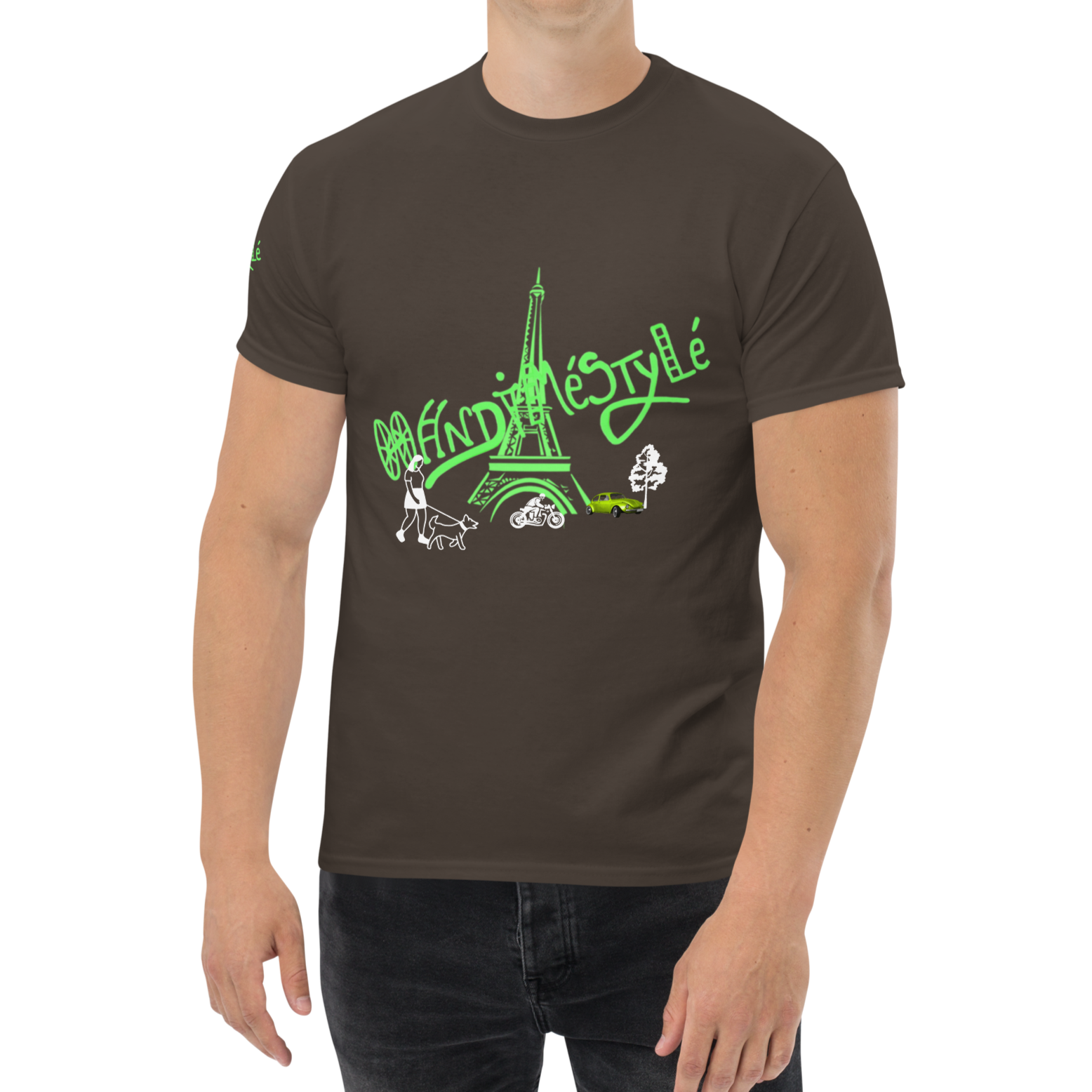 T-shirt paris handiméstylé