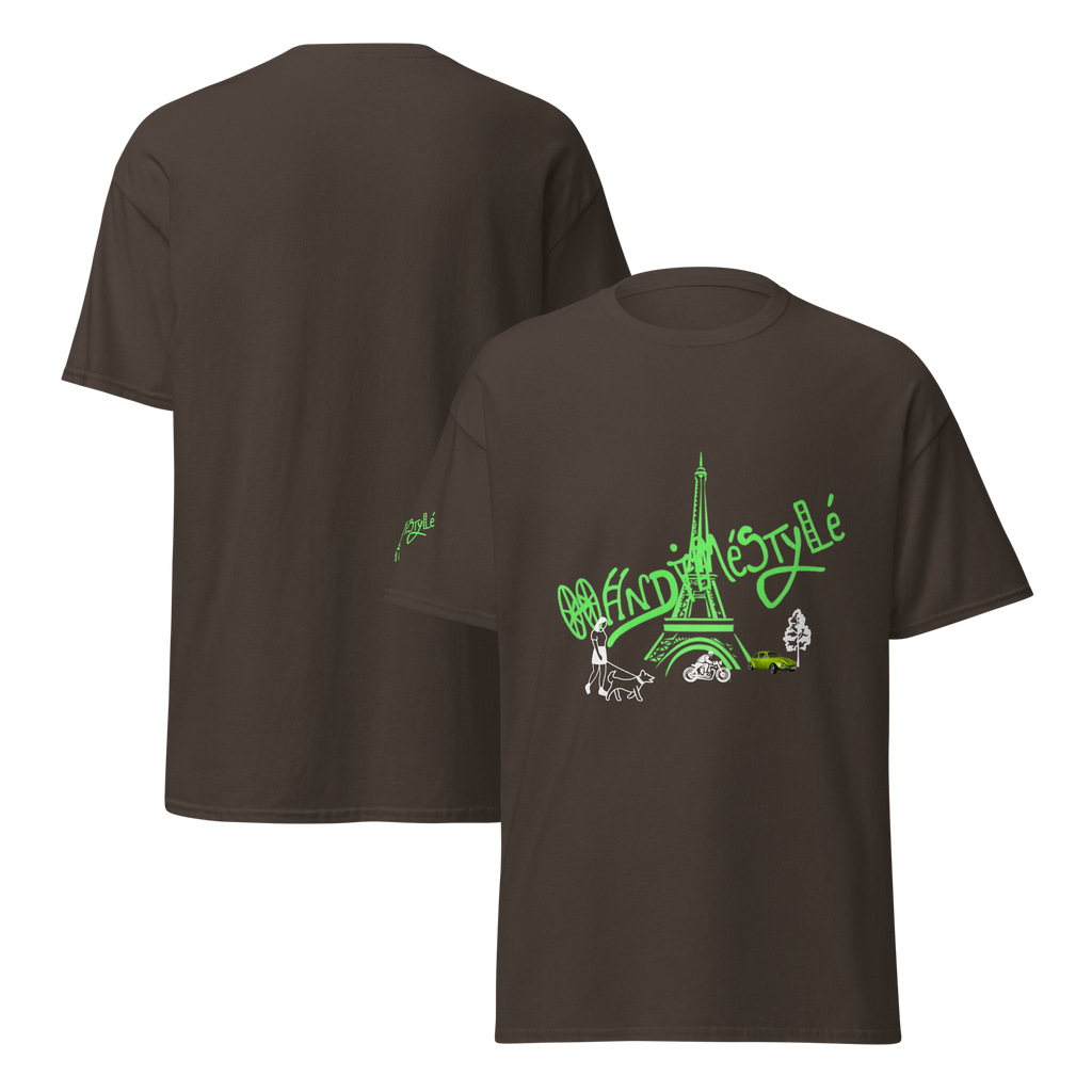 T-shirt paris handiméstylé