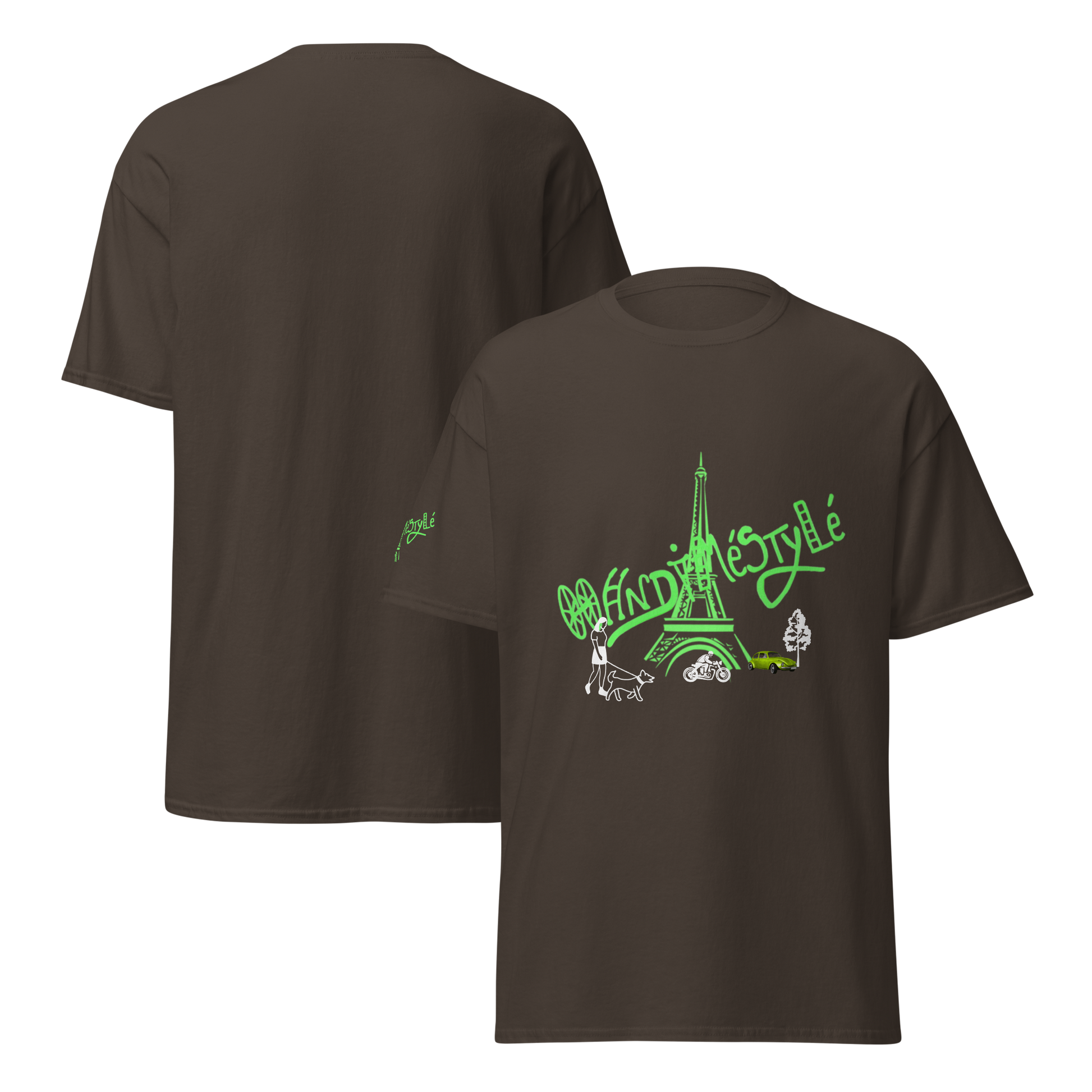 T-shirt paris handiméstylé