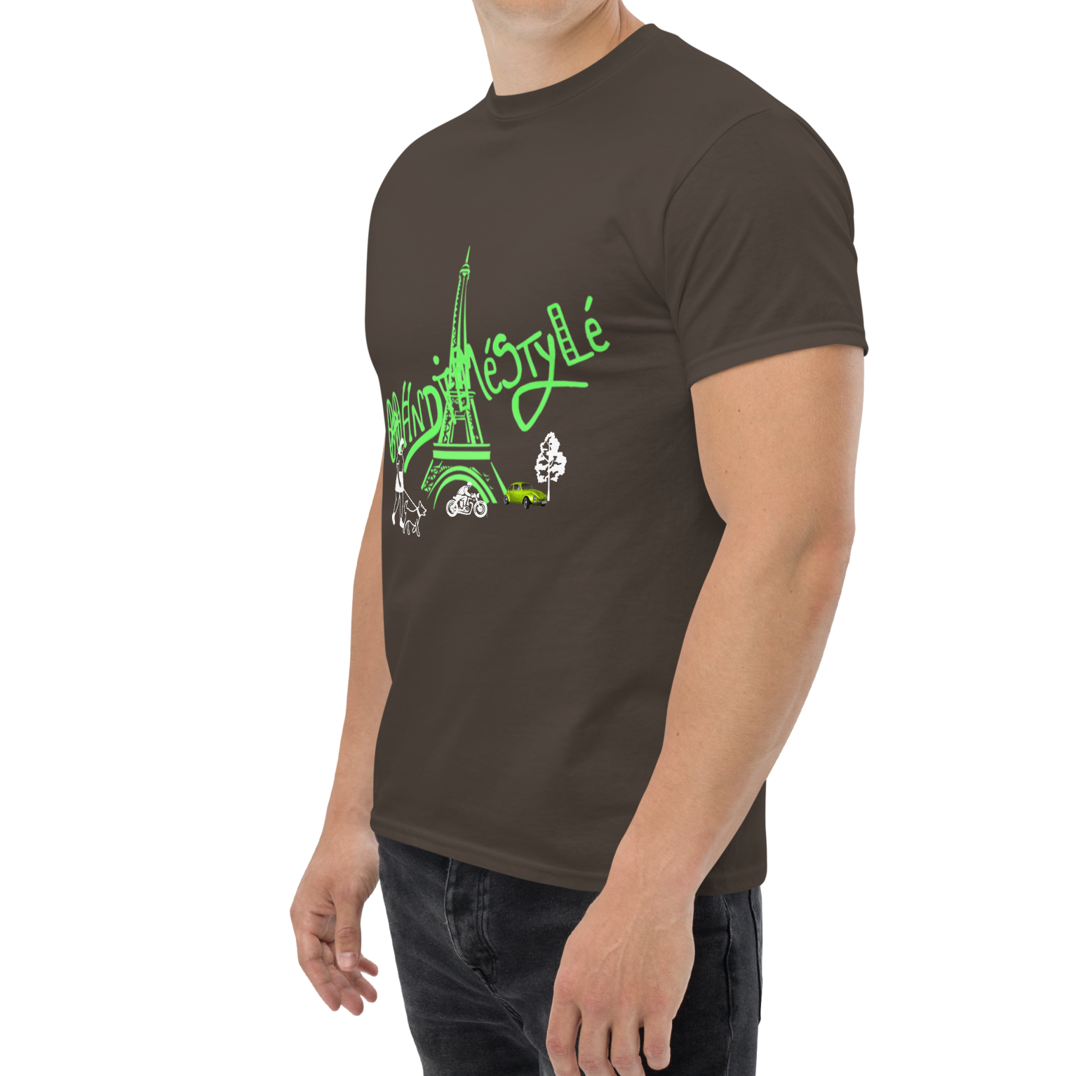 T-shirt paris handiméstylé