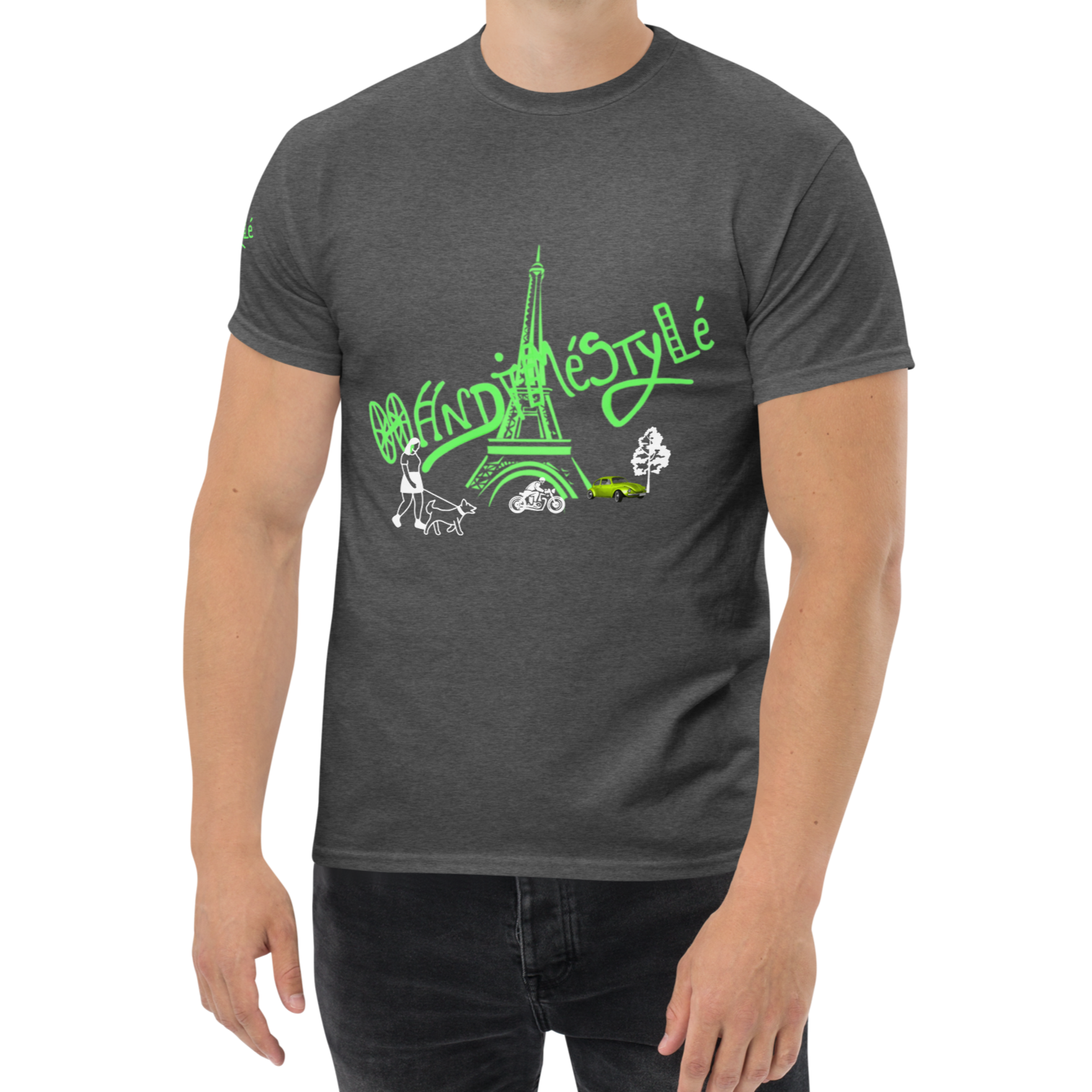 T-shirt paris handiméstylé
