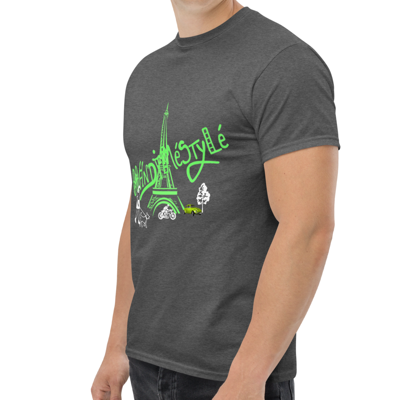T-shirt paris handiméstylé
