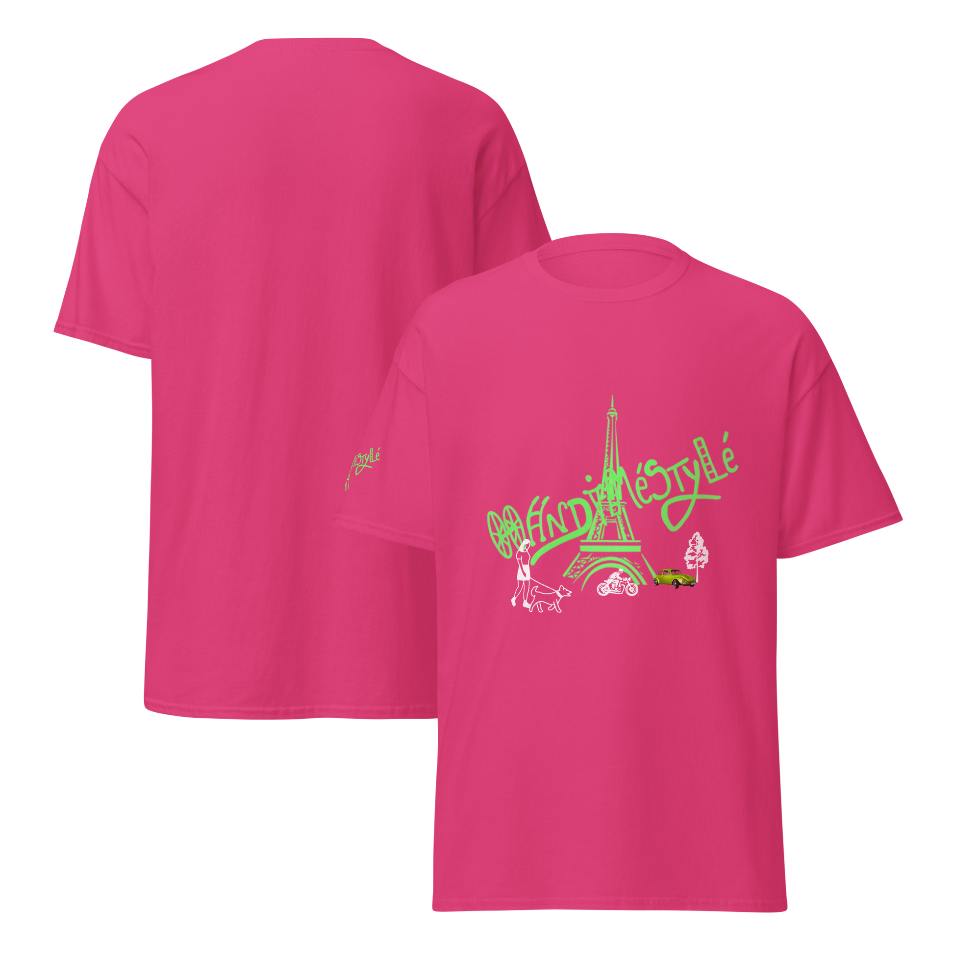 T-shirt paris handiméstylé