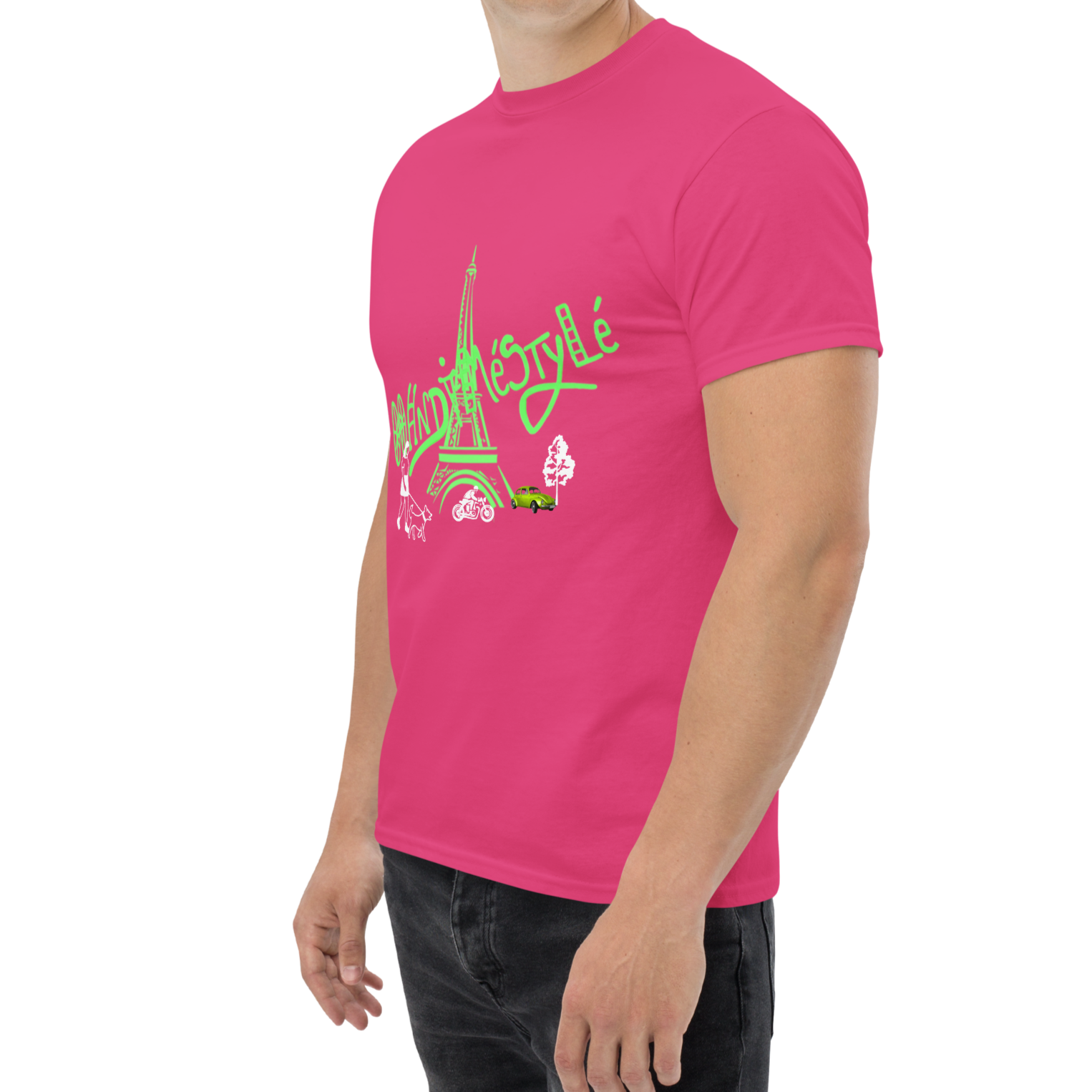 T-shirt paris handiméstylé