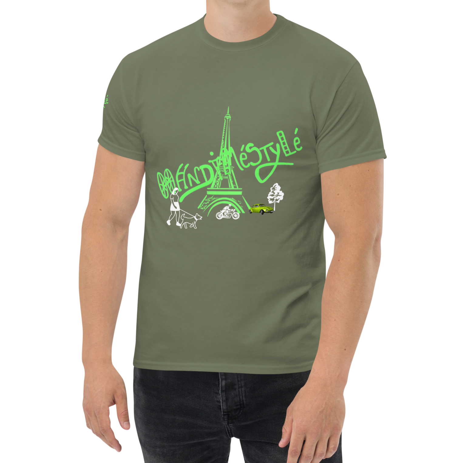 T-shirt paris handiméstylé
