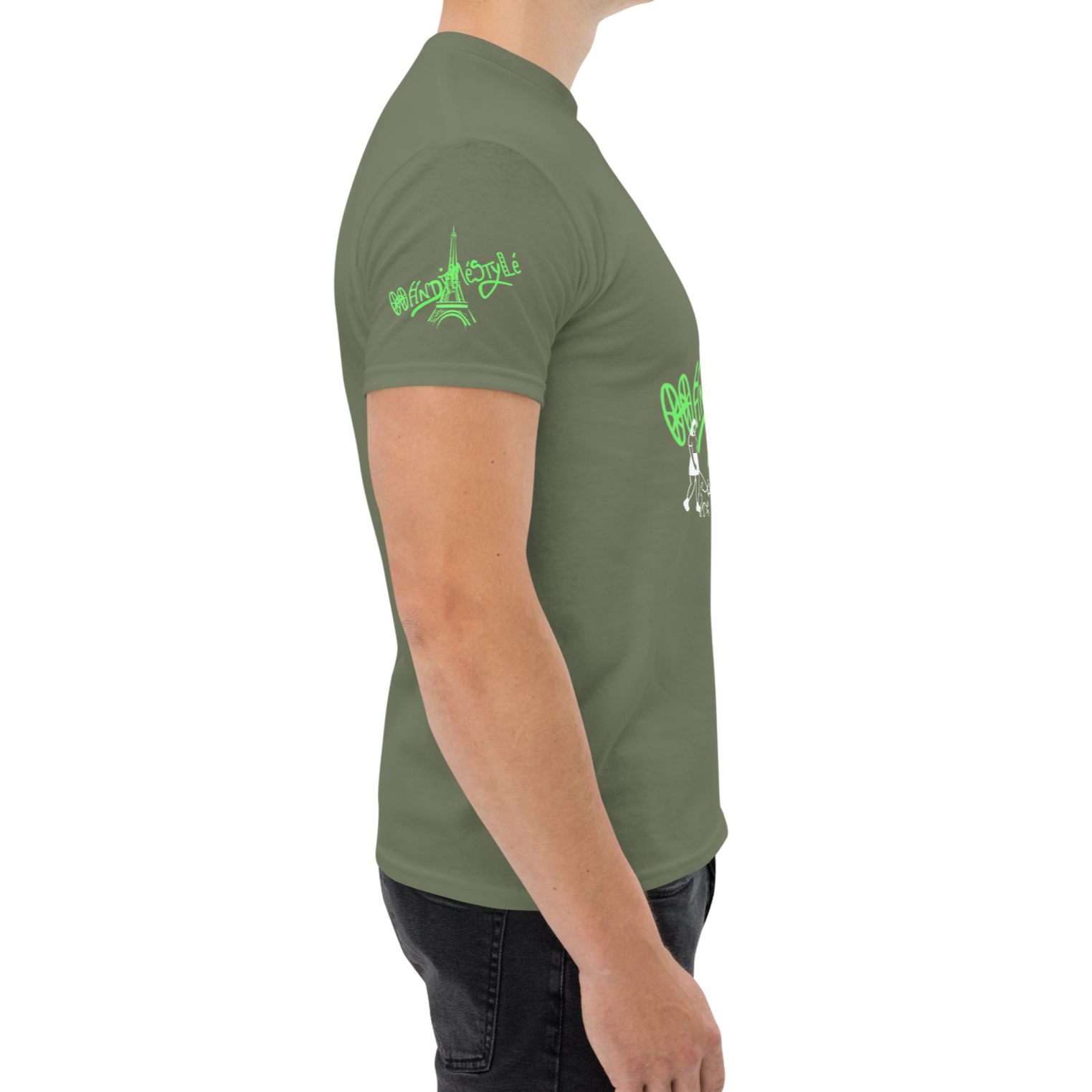 T-shirt paris handiméstylé