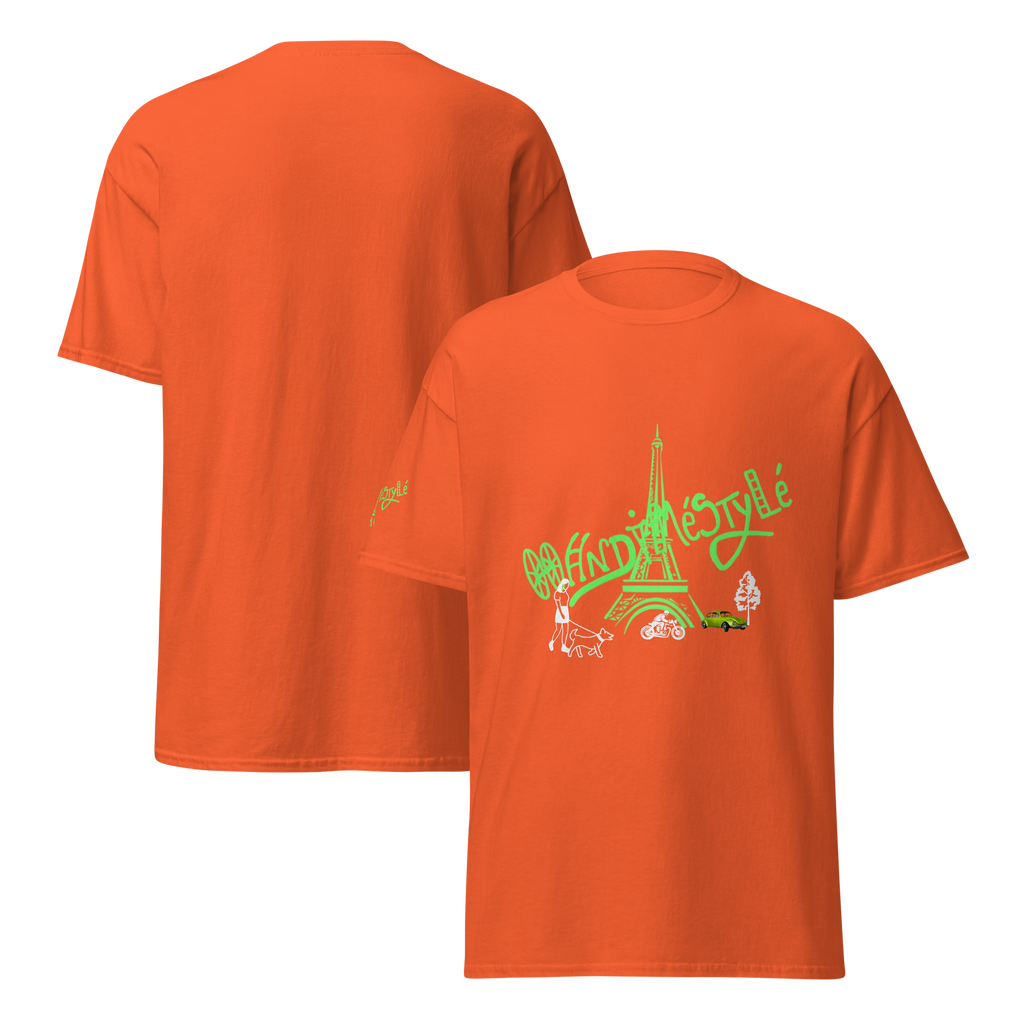 T-shirt paris handiméstylé