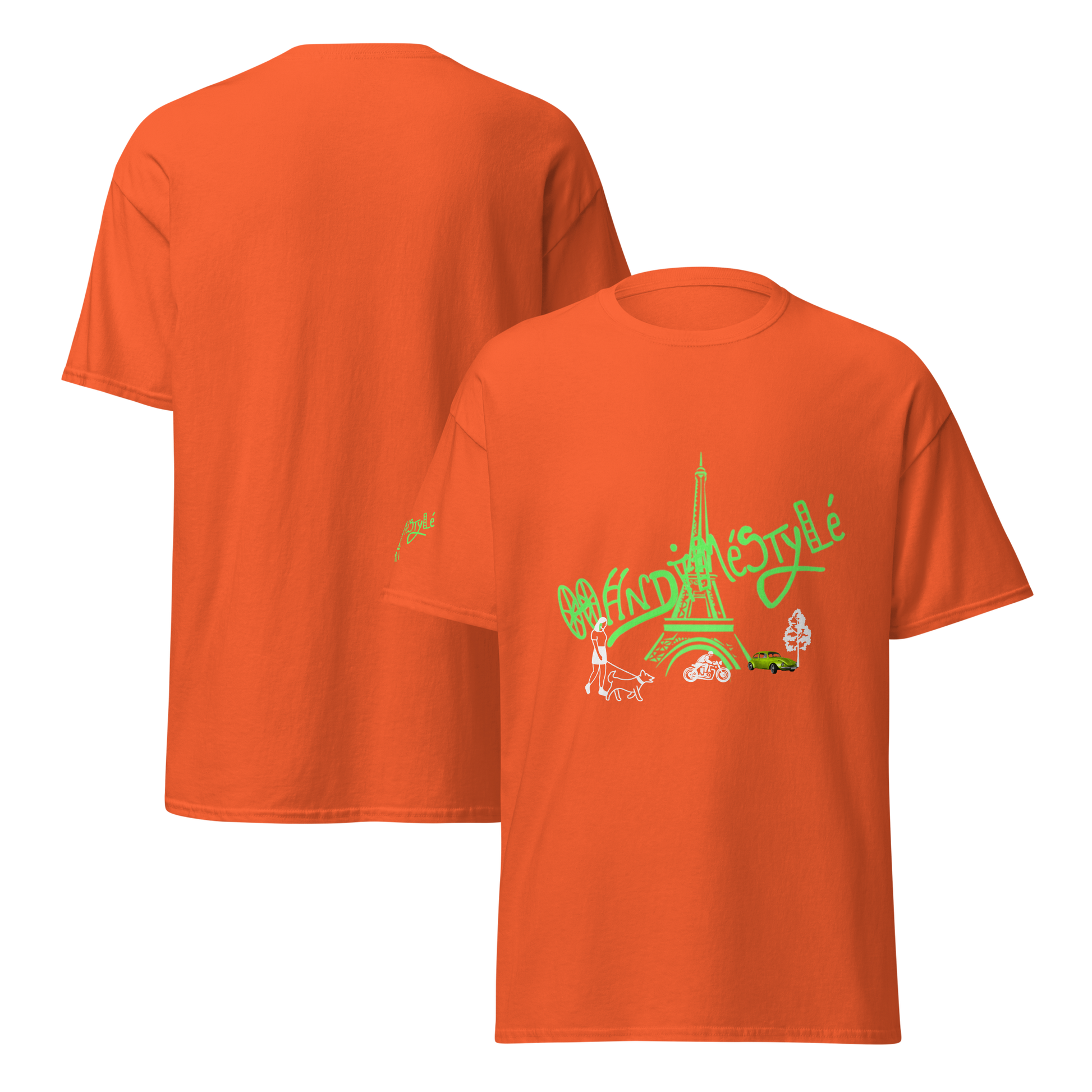 T-shirt paris handiméstylé