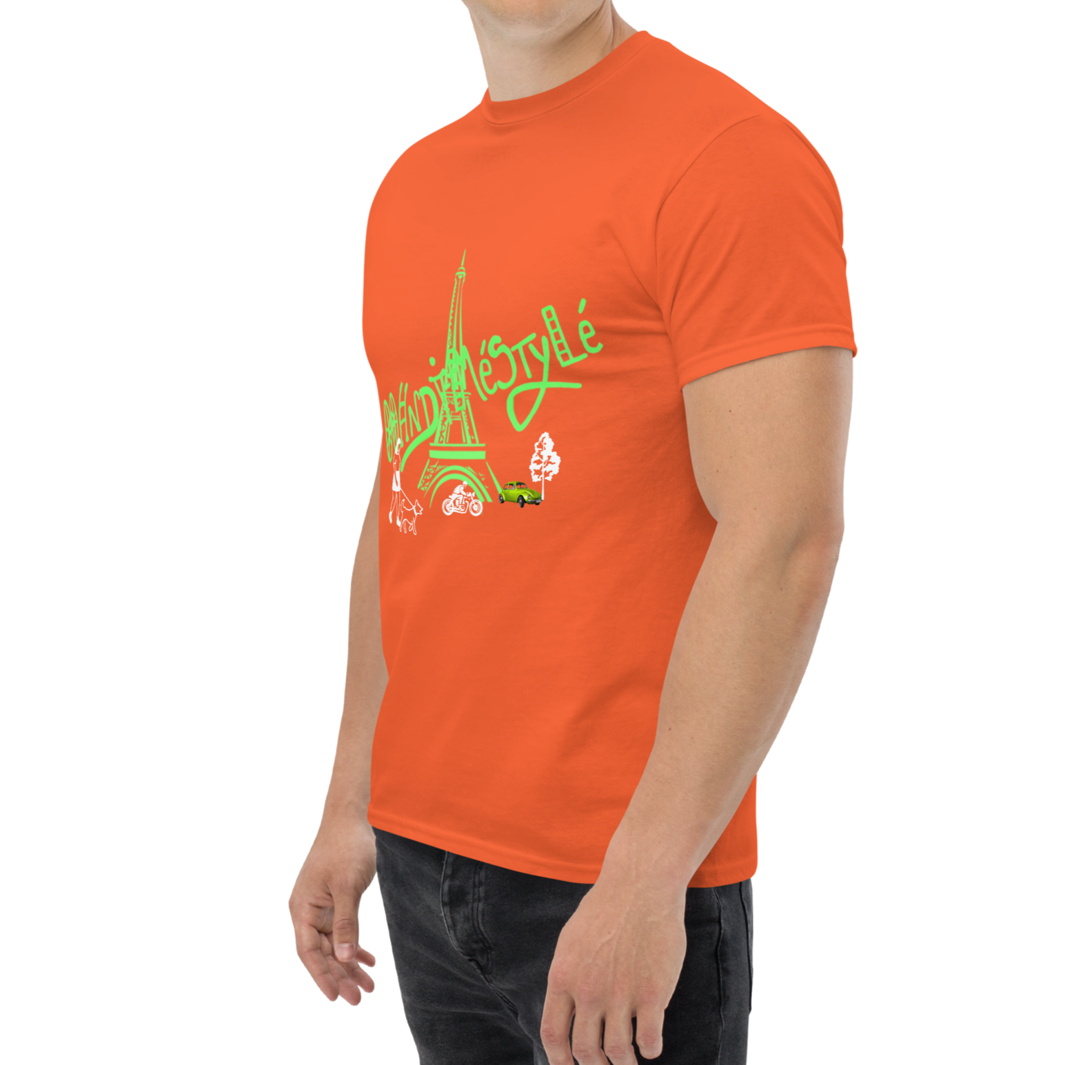 T-shirt paris handiméstylé