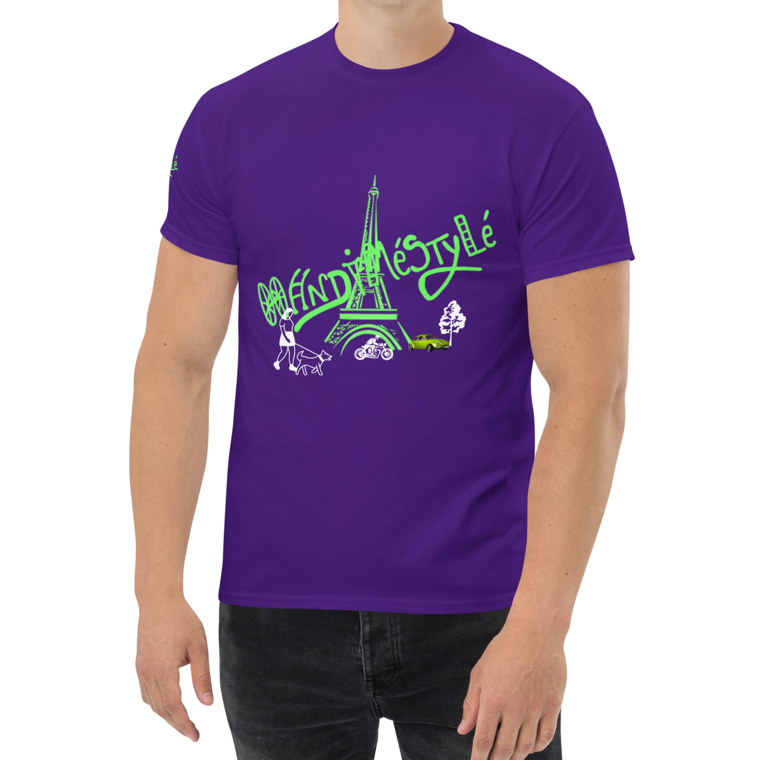 T-shirt paris handiméstylé