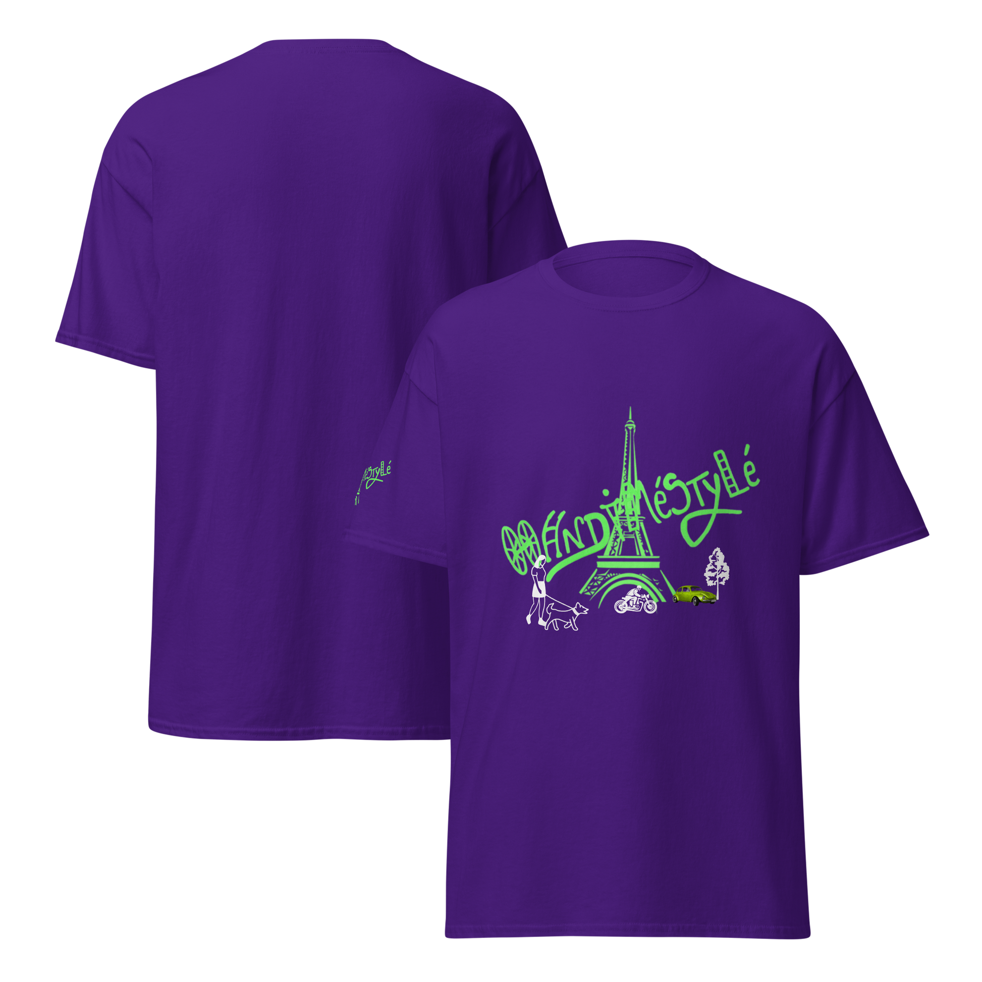 T-shirt paris handiméstylé