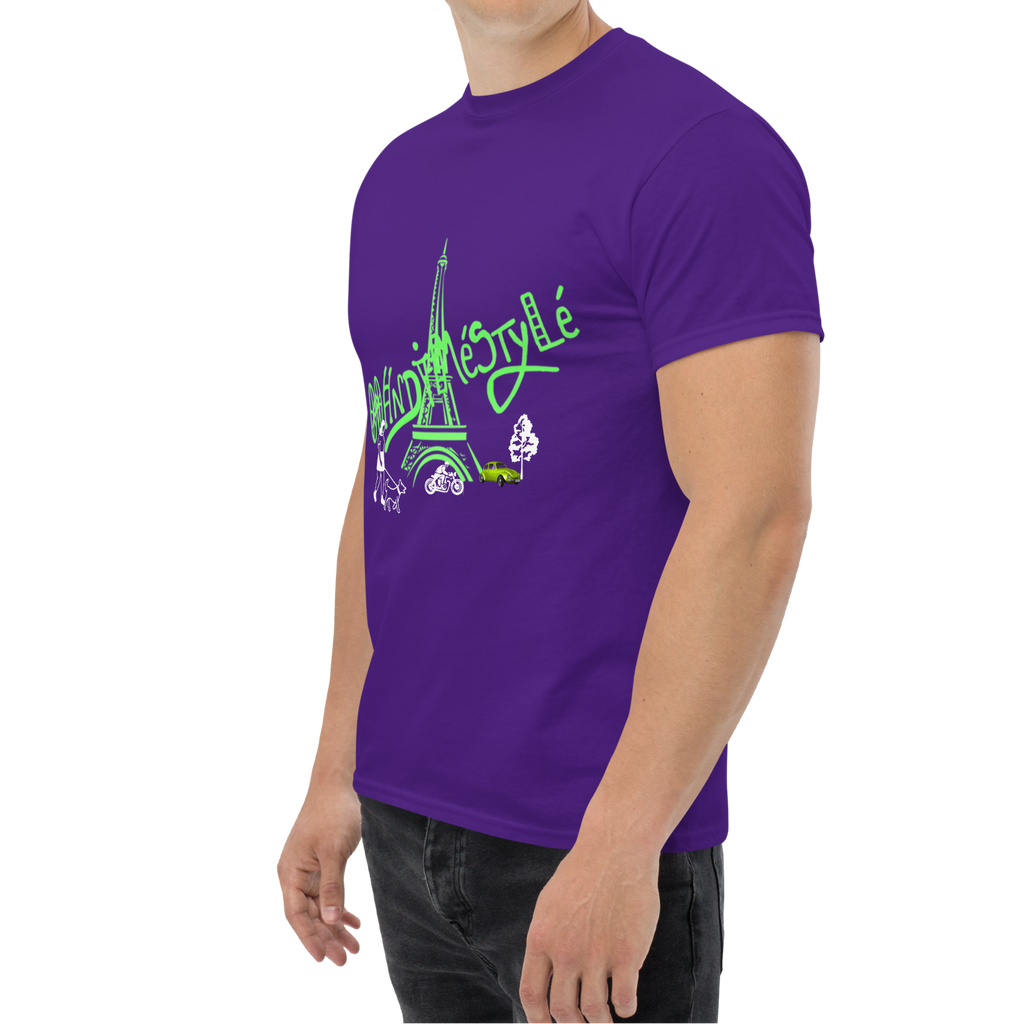 T-shirt paris handiméstylé
