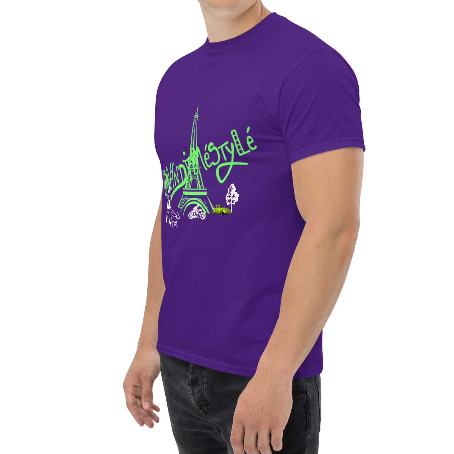 T-shirt paris handiméstylé