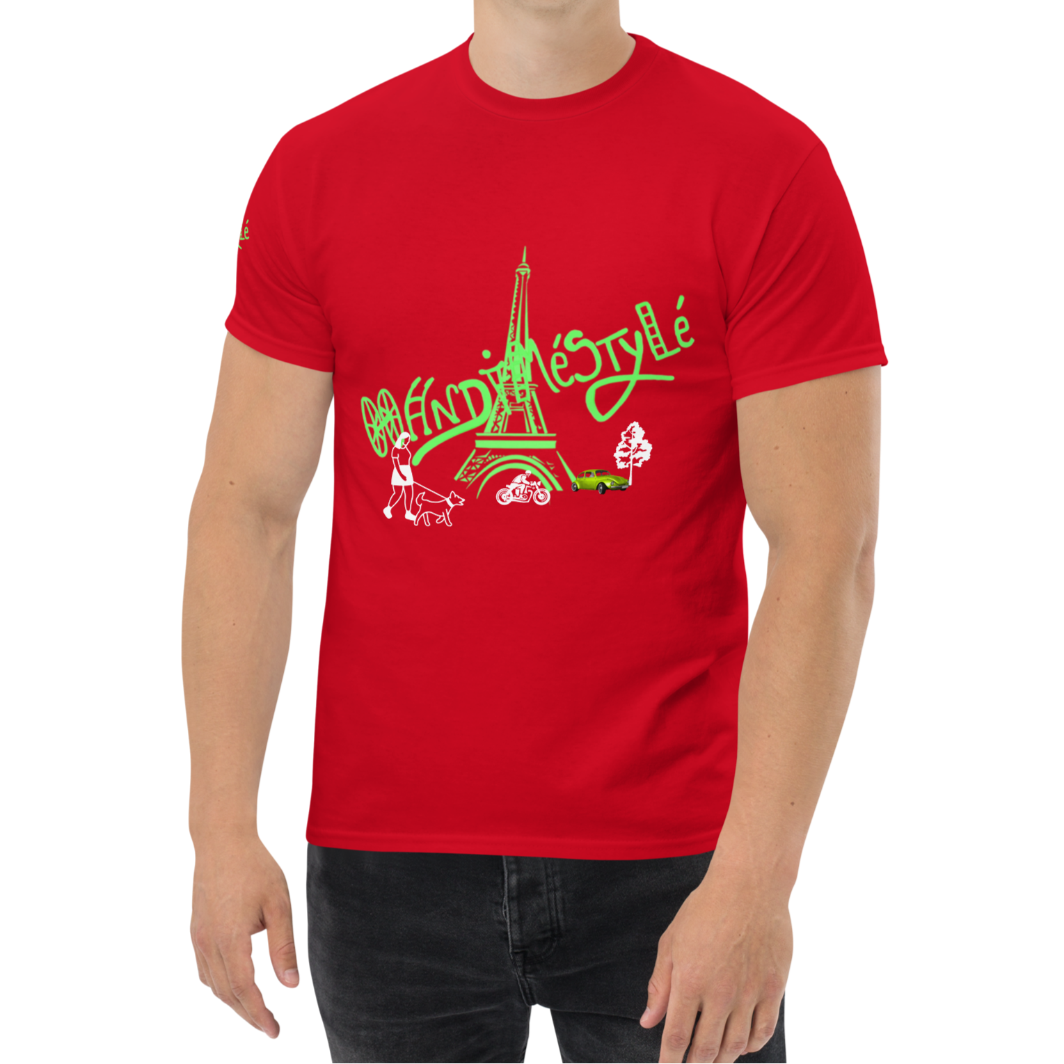 T-shirt paris handiméstylé