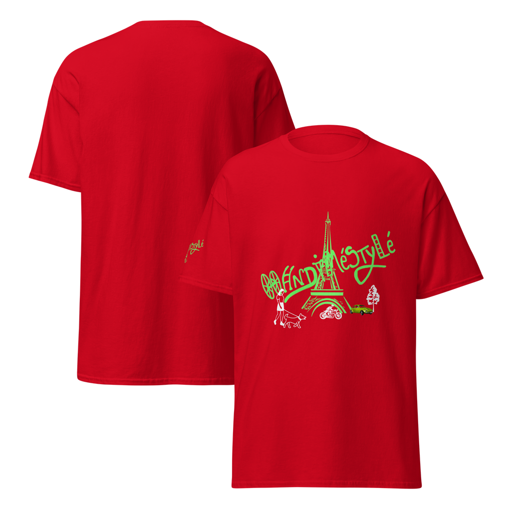 T-shirt paris handiméstylé
