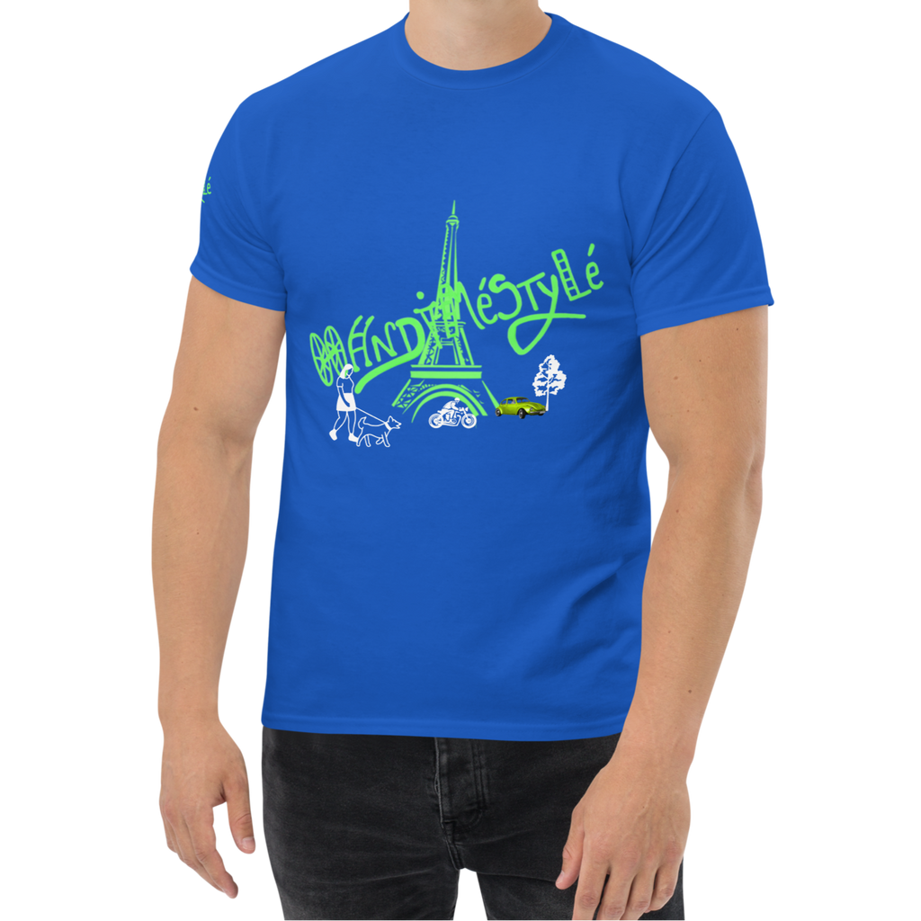T-shirt paris handiméstylé