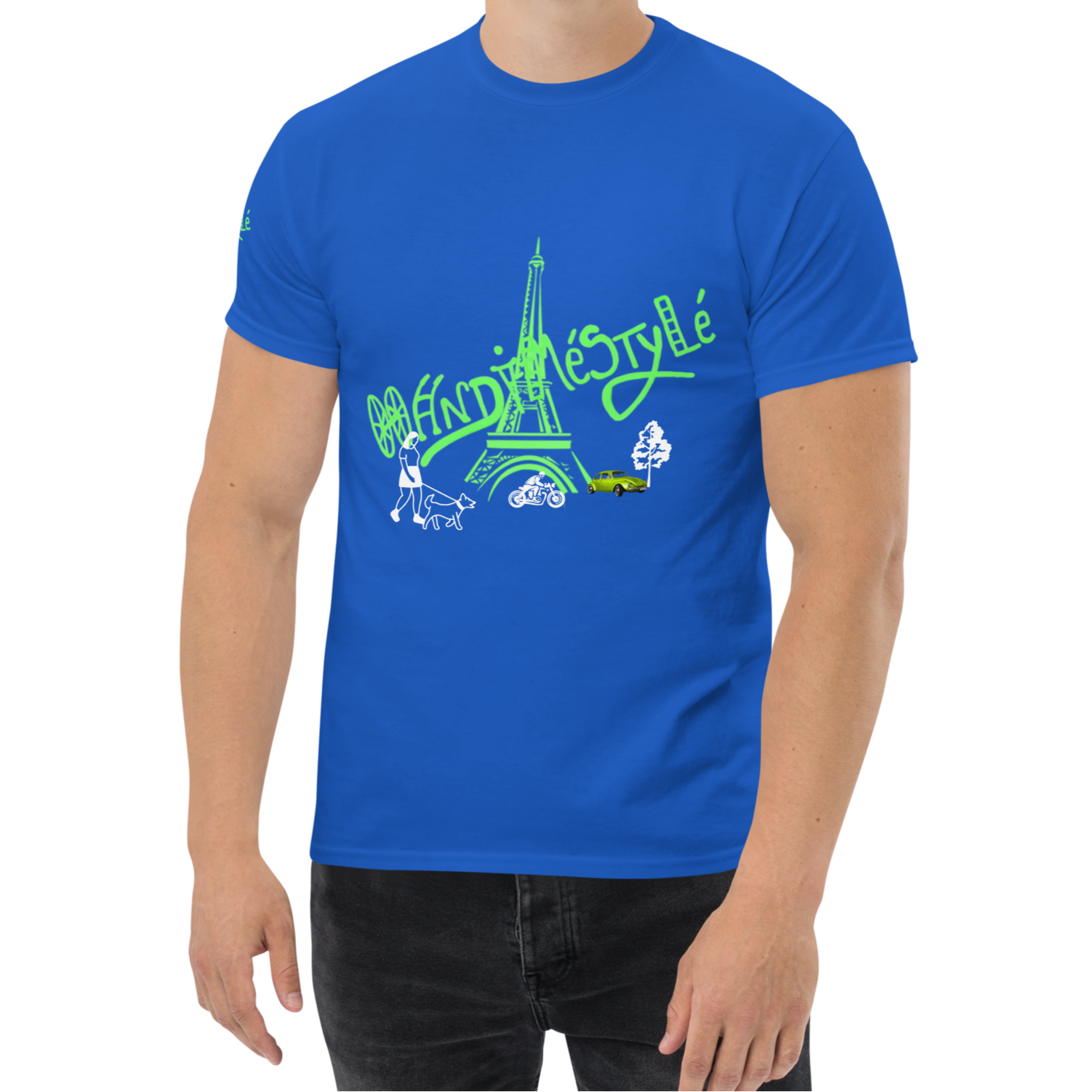T-shirt paris handiméstylé