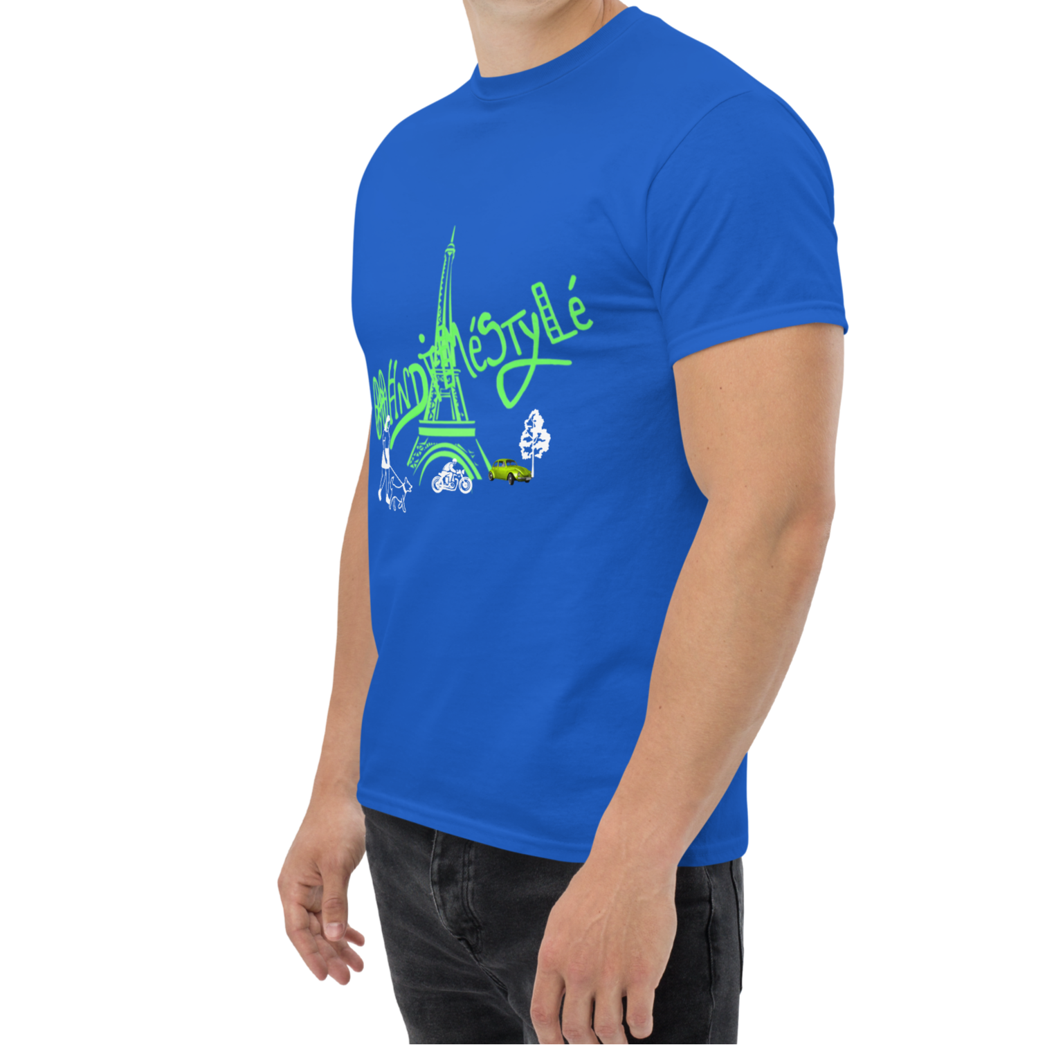 T-shirt paris handiméstylé