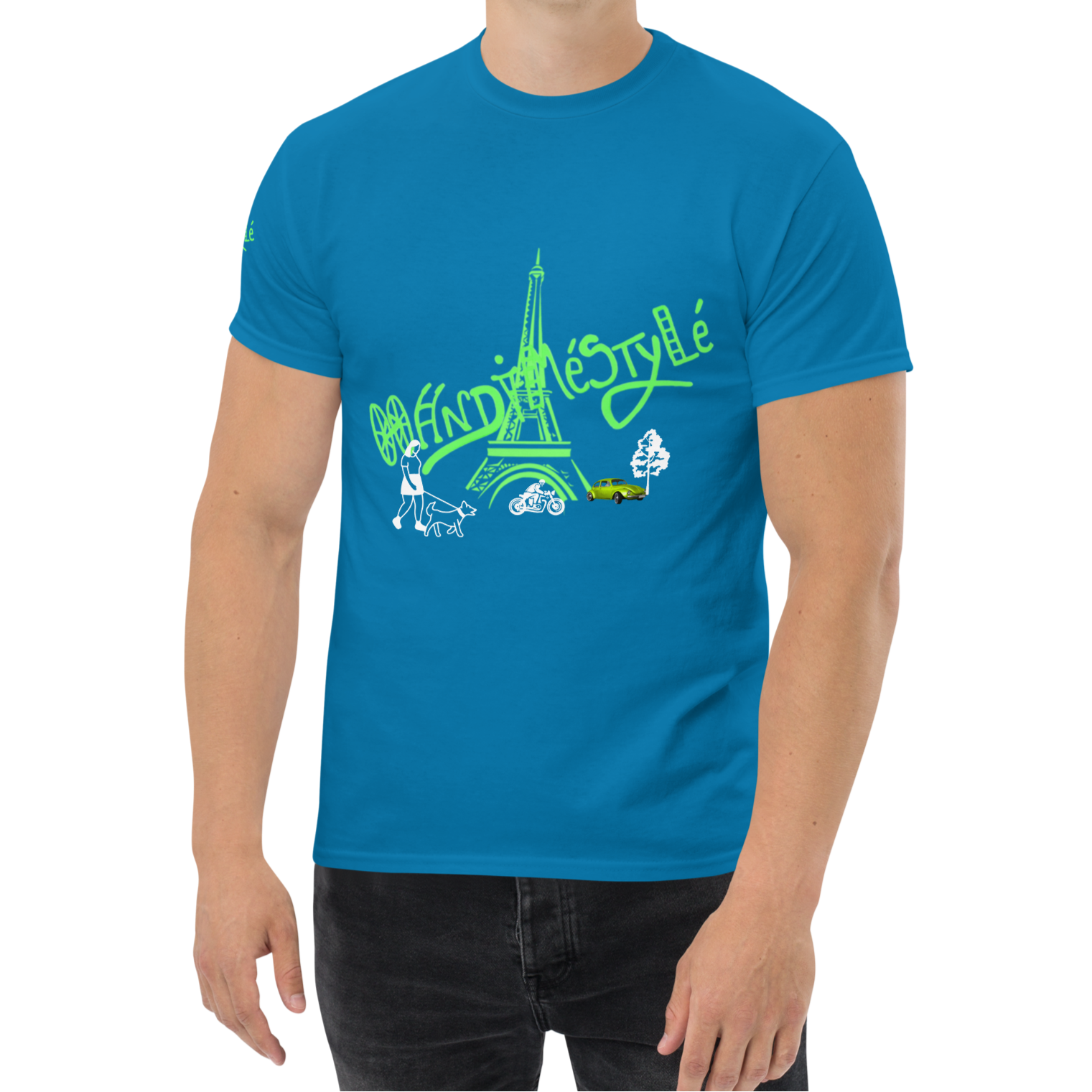 T-shirt paris handiméstylé